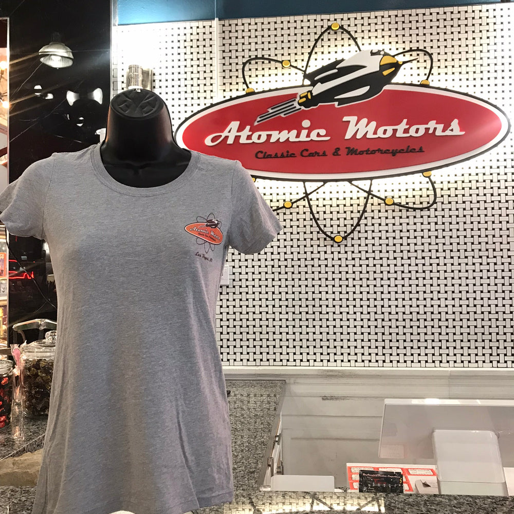 Ladies T-Shirt,Atomic Bomb Classic,Heather Grey