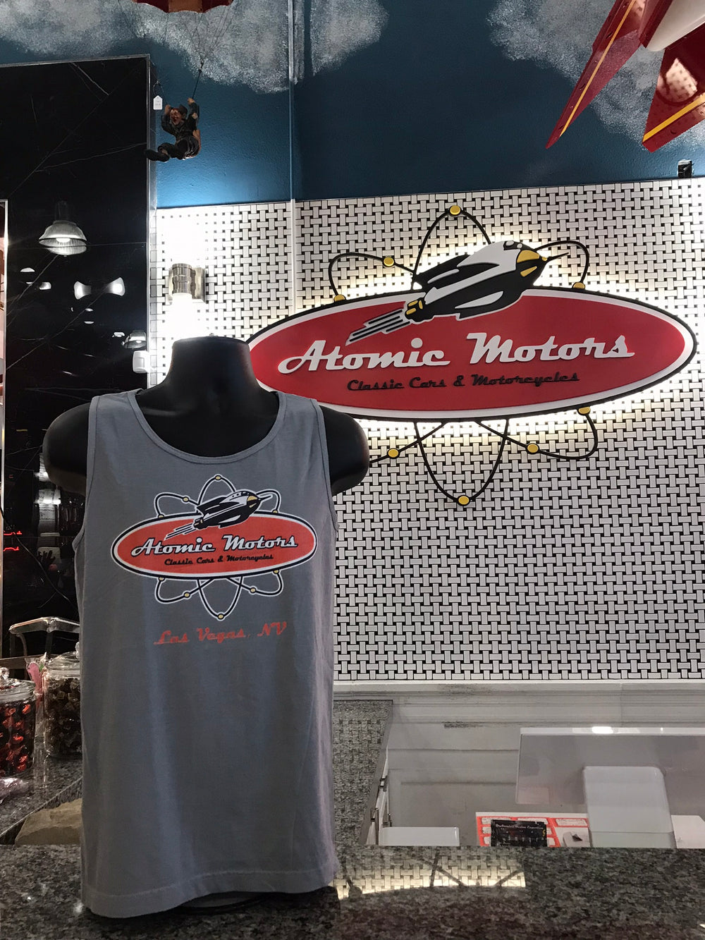 T-Shirt,Atomic Motors Rocket,Tank Top