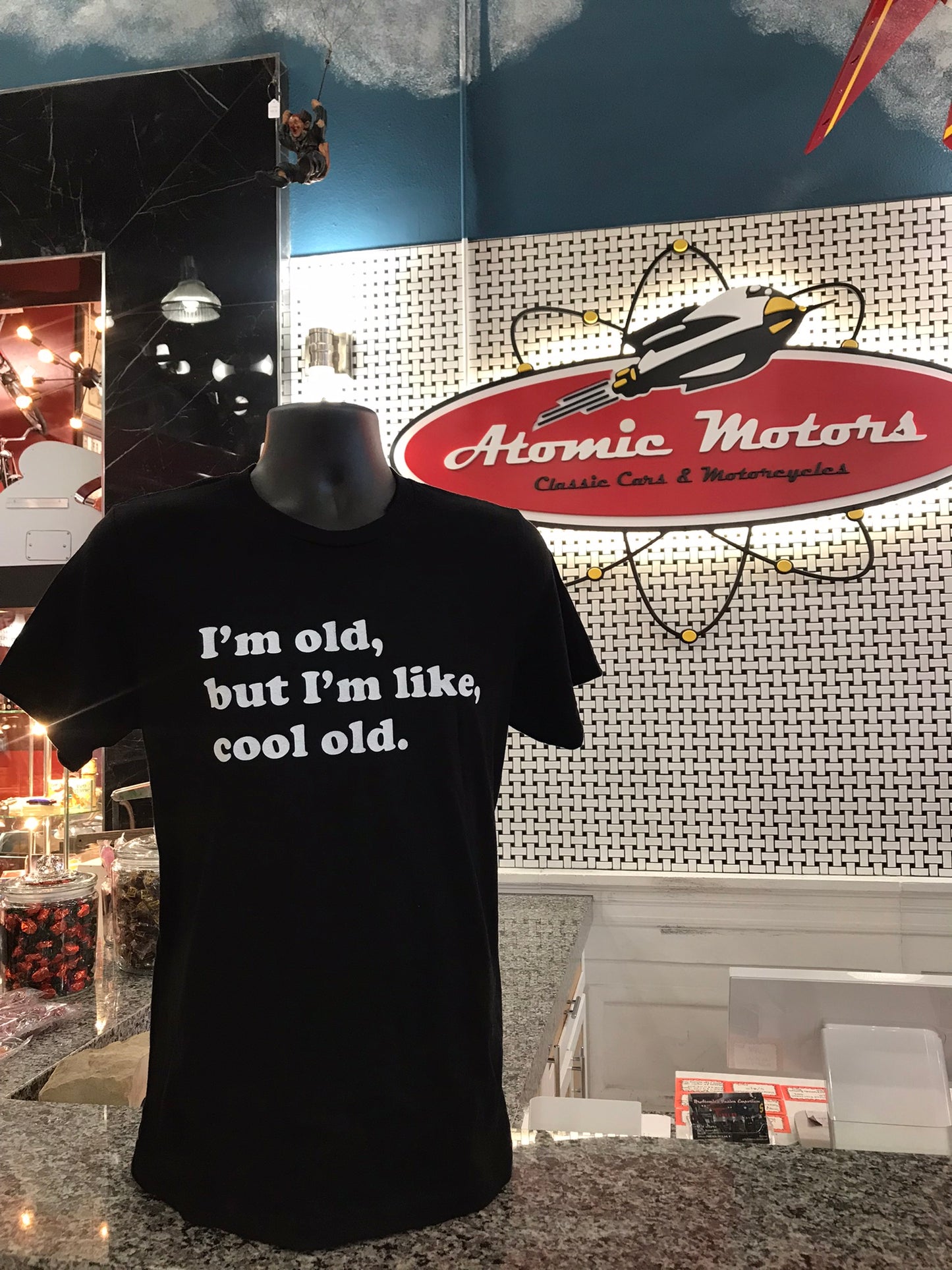 T-Shirt,I'm Old But I'm like,Black