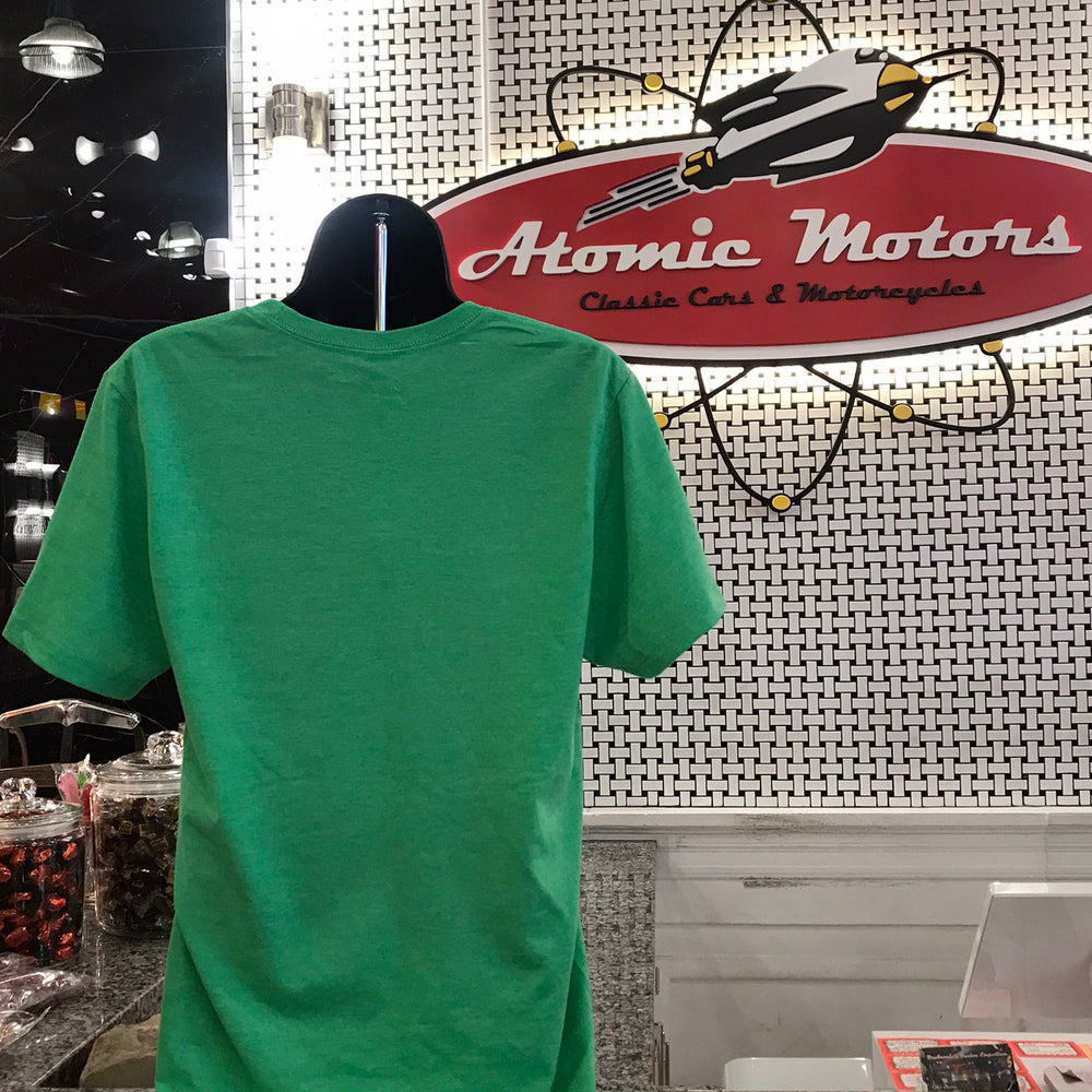 Ladies T-Shirt,Friends Don't Let Friends,Heather Green