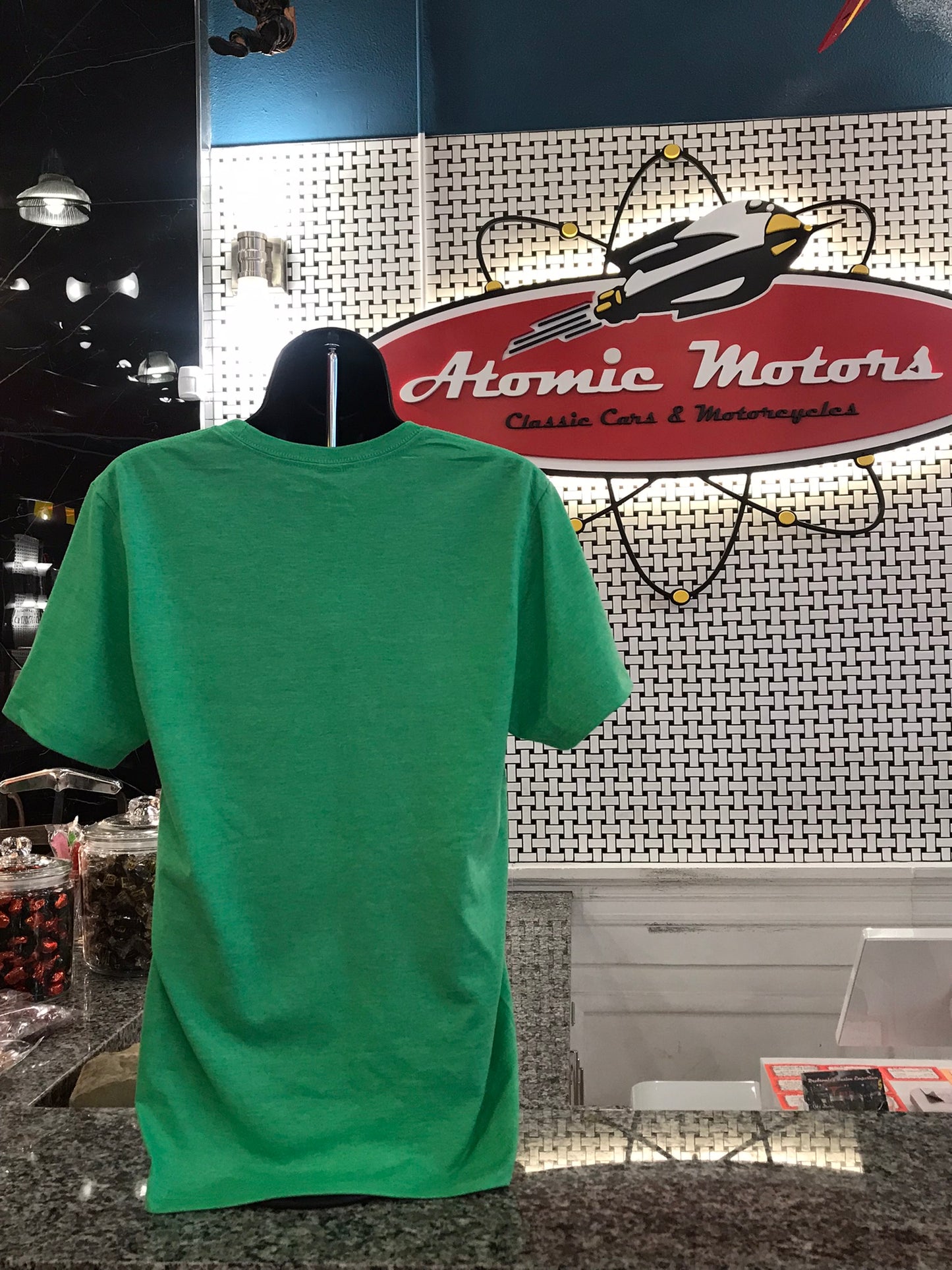 Ladies T-Shirt,Friends Don't Let Friends,Heather Green