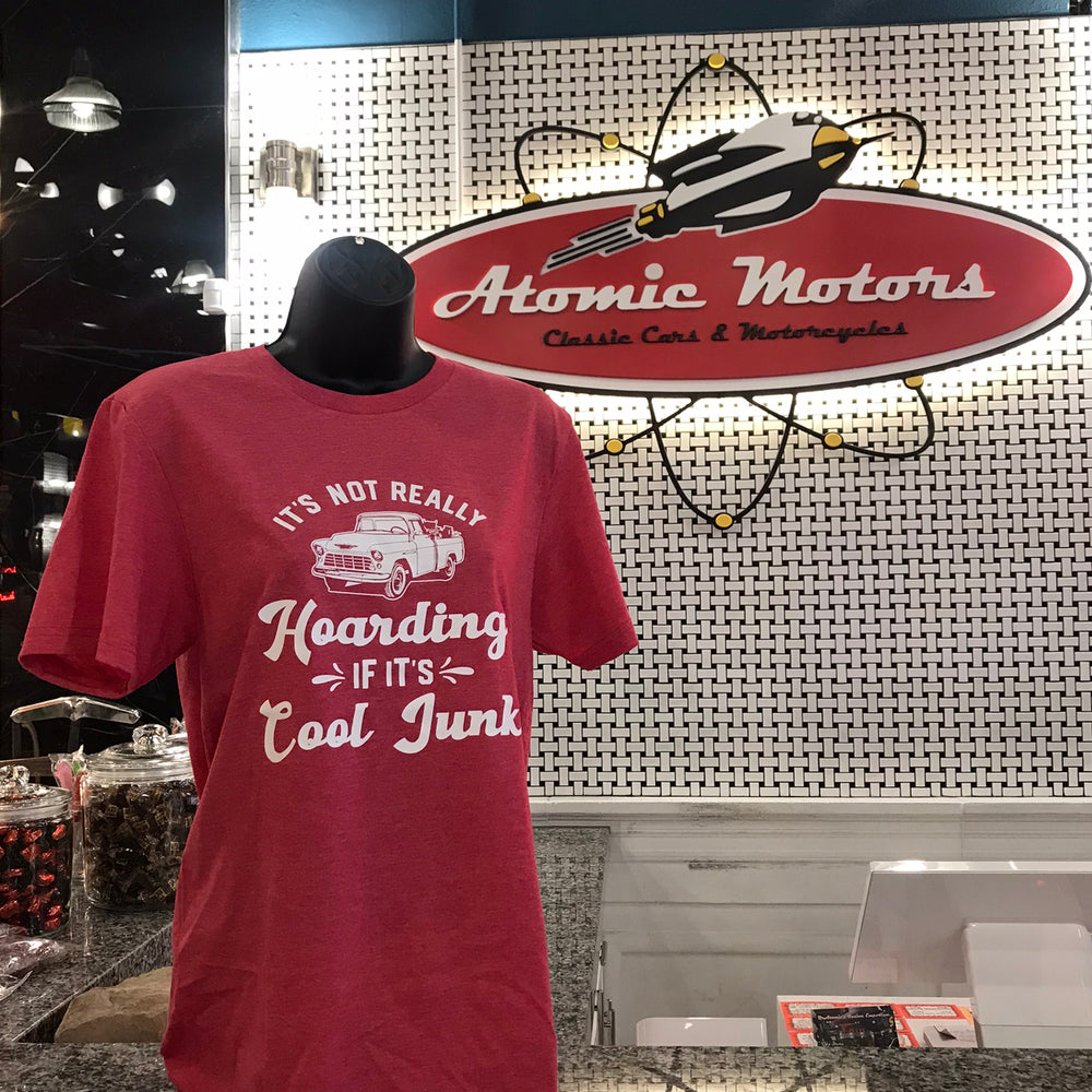 Ladies T-Shirt,It's Not Really Hoarding, Heather Red