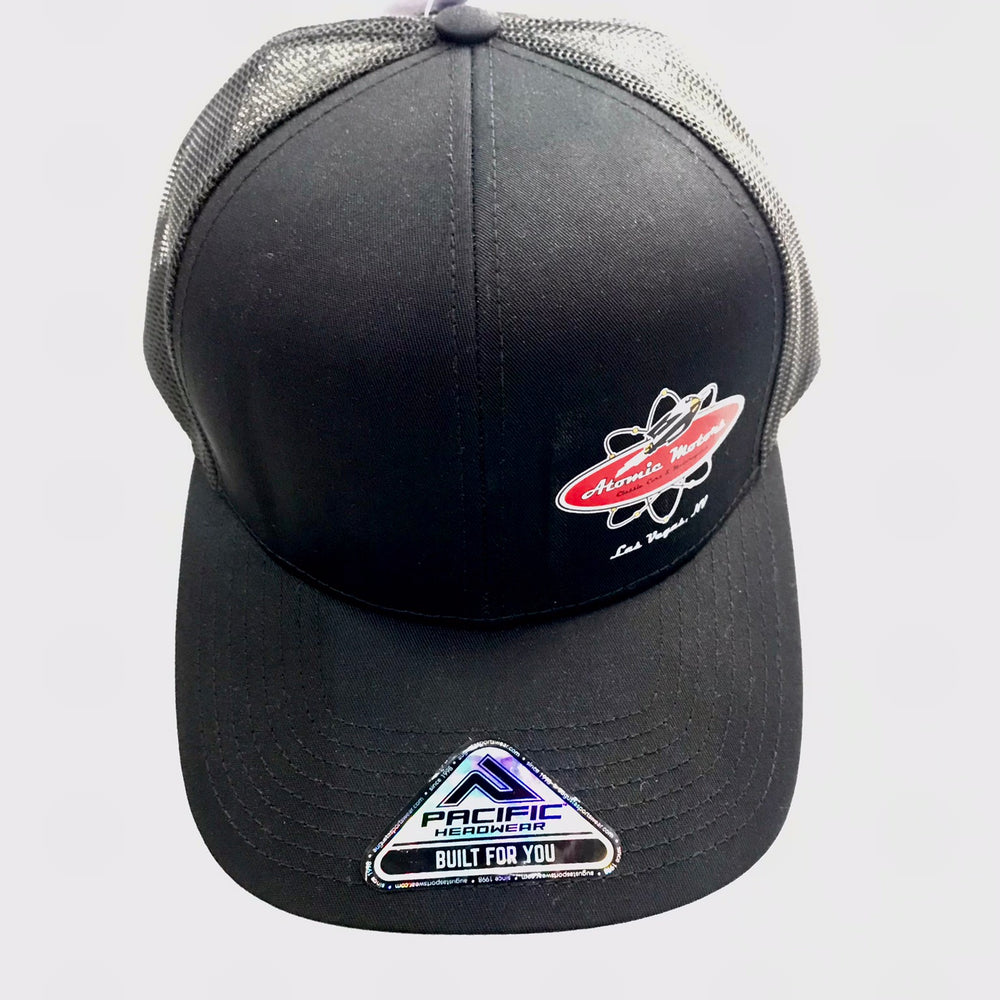 Atomic Motors Pacific Head Ware Built For You,Black & Grey