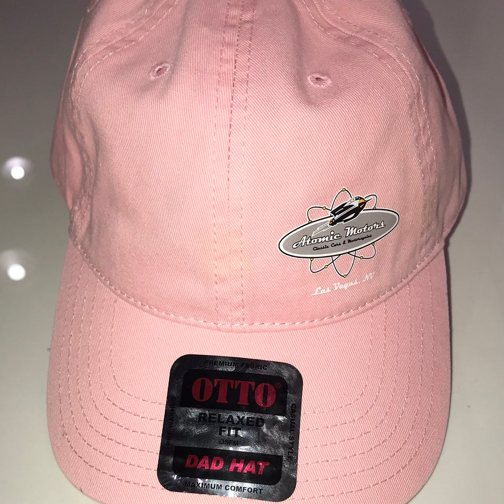 Atomic Motors OTTO Relaxed Fit Dad Hat, Pink