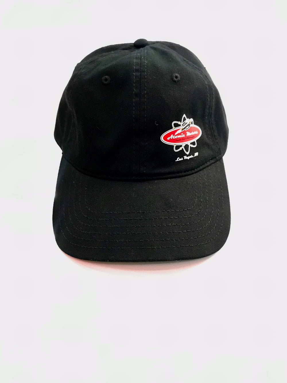 Atomic Motors Relaxed Fit Dad Hat, Black