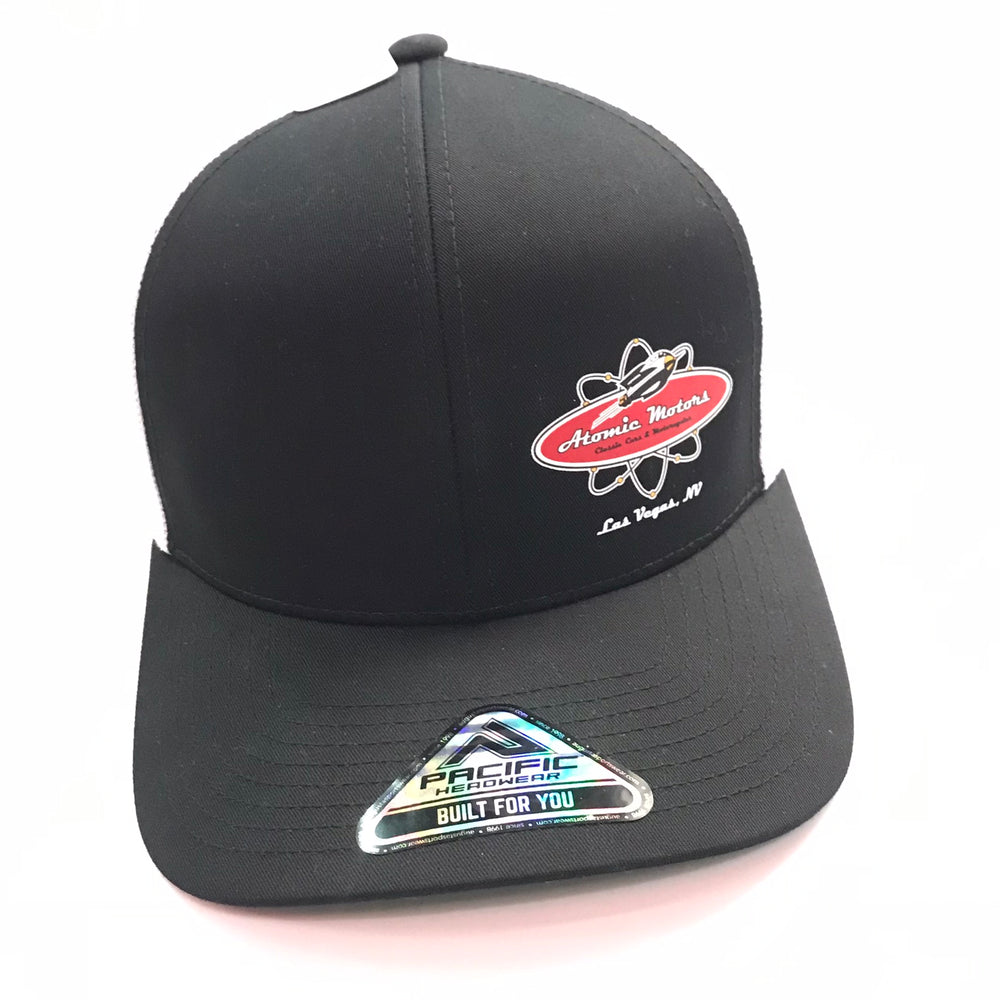 Atomic Motors,Pacific Head Wear, Black And White