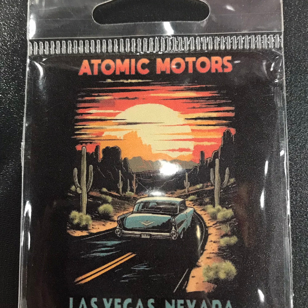 Atomic Motors Vehicle Dessert Road Trip Decal