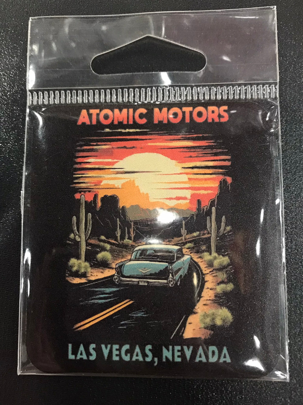 Atomic Motors Vehicle Dessert Road Trip Decal