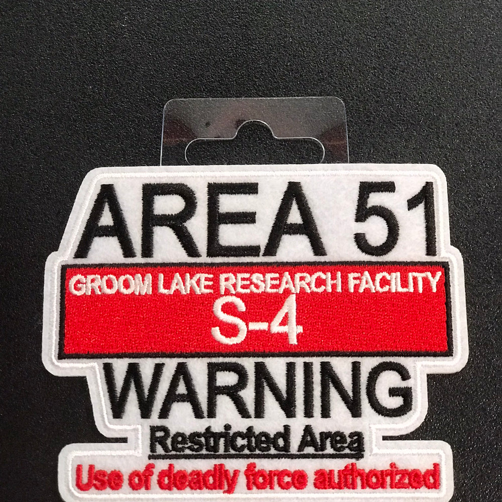 Patch,Area 51 S-4 Warning