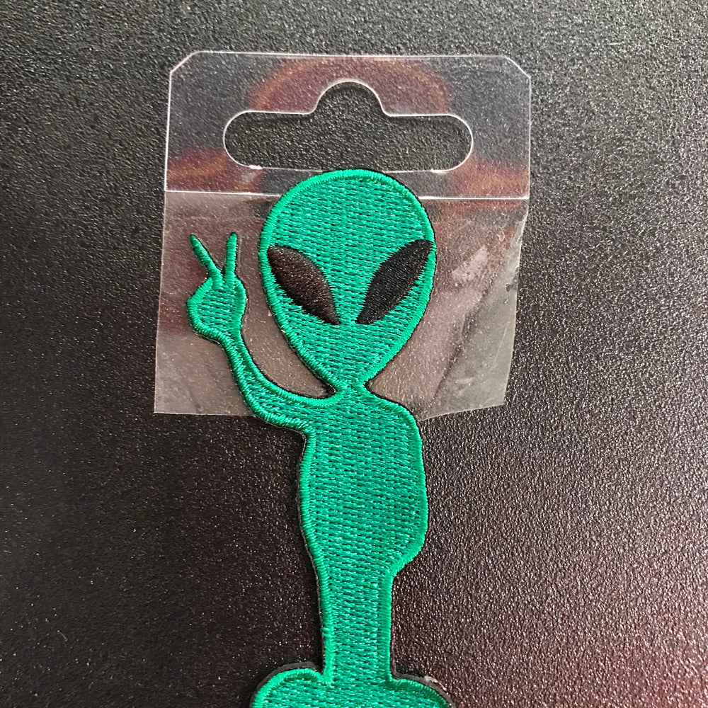 Patch,Alien Peace Sign