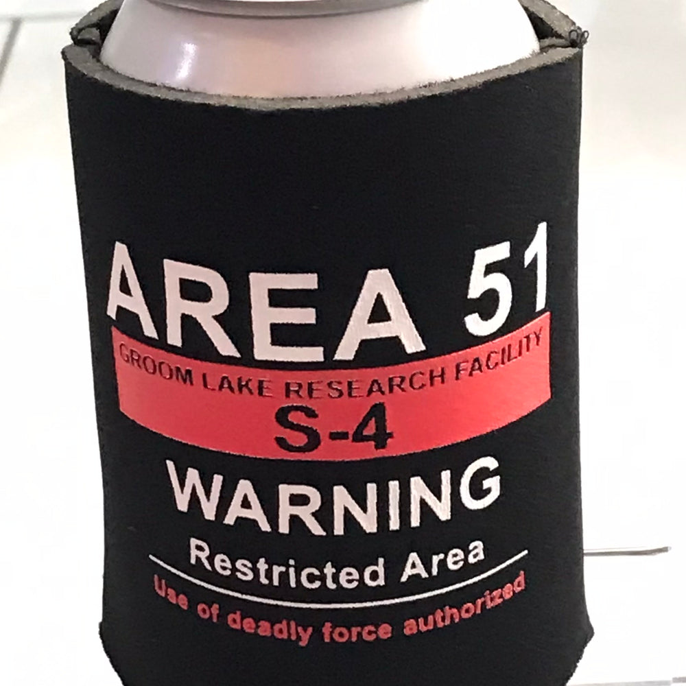Coozie,Area 51,Red and Black