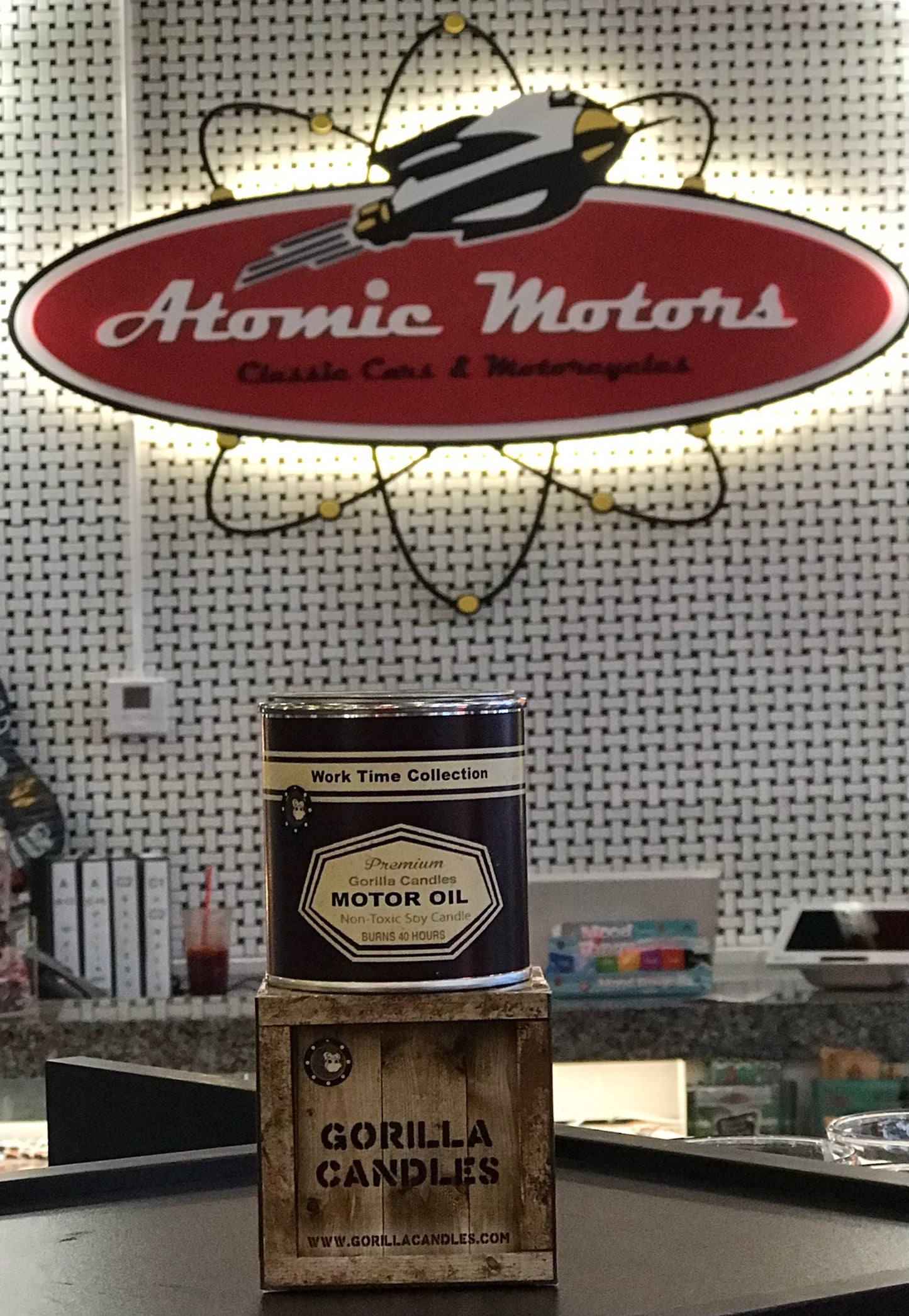 Candle,Motor Oil,Gorilla Candles
