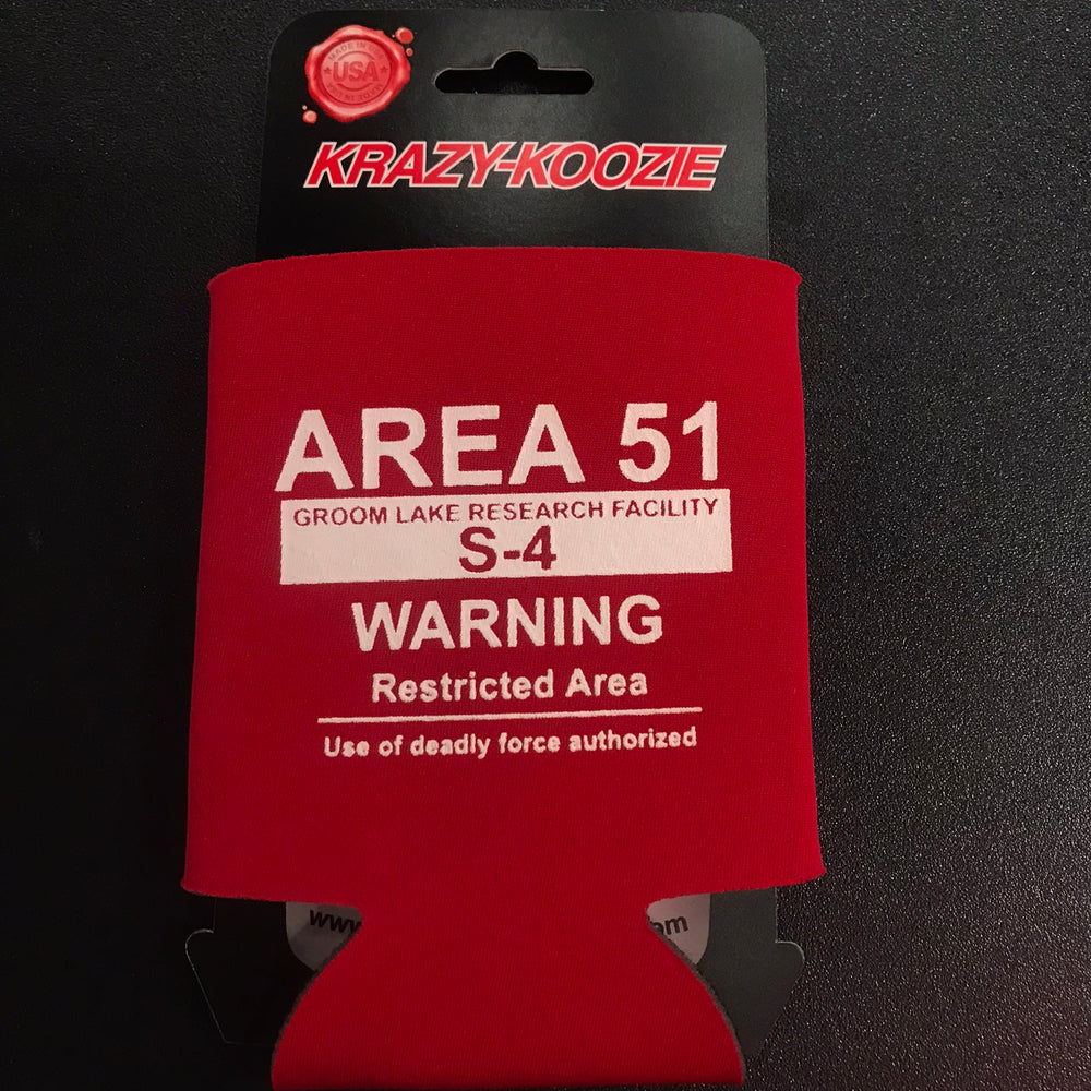 Coozie,Area 51,Red