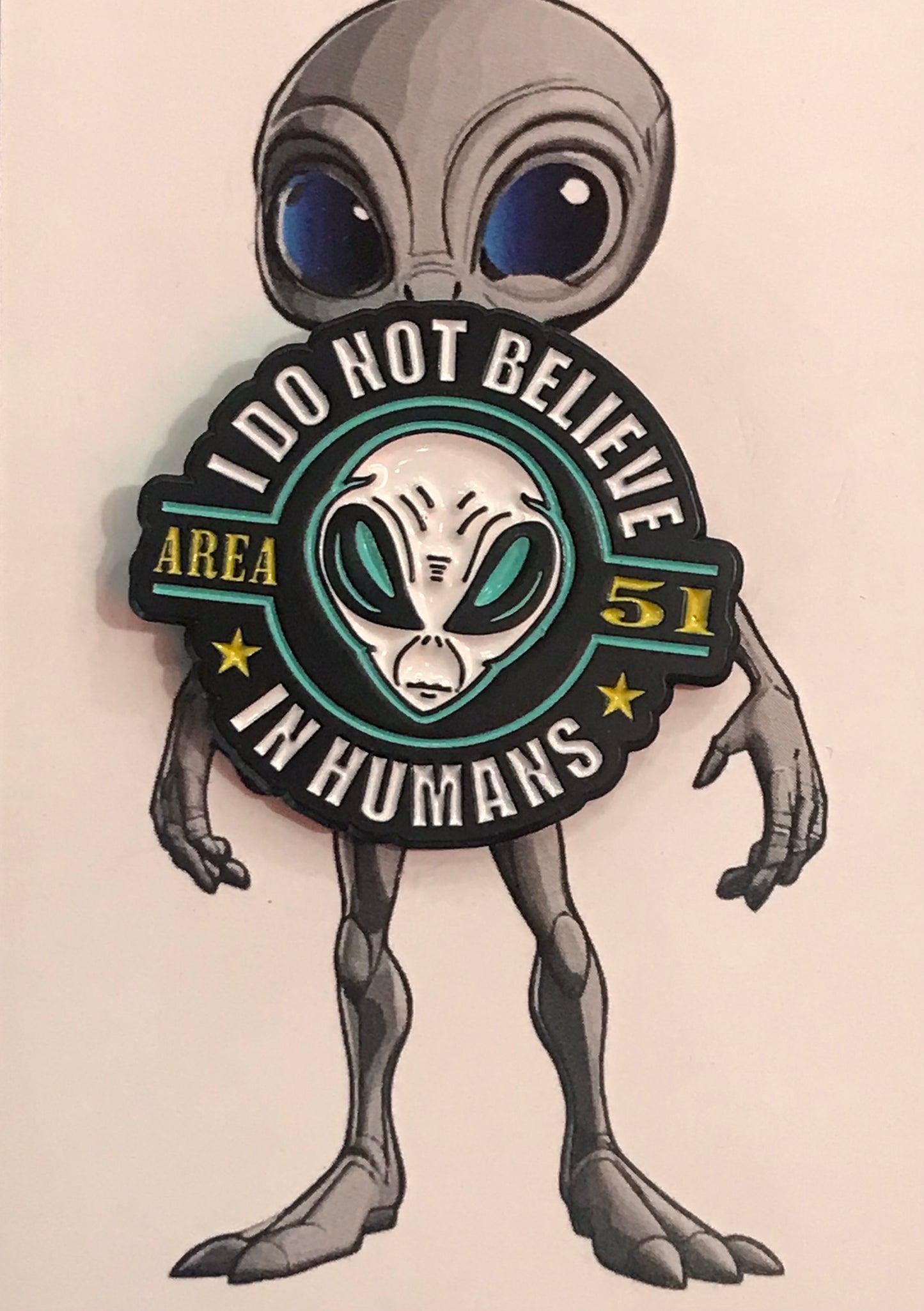 Pin,I Do Not Believe In Humans