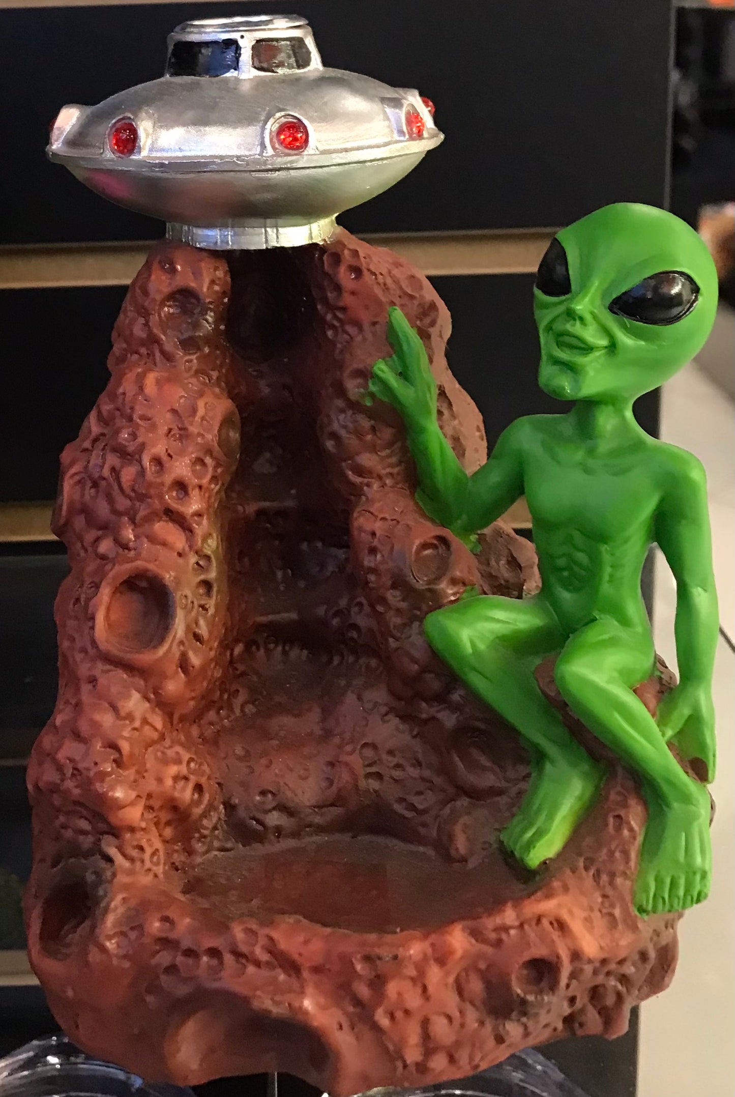 Incense Holder,Spaceship Alien Rock