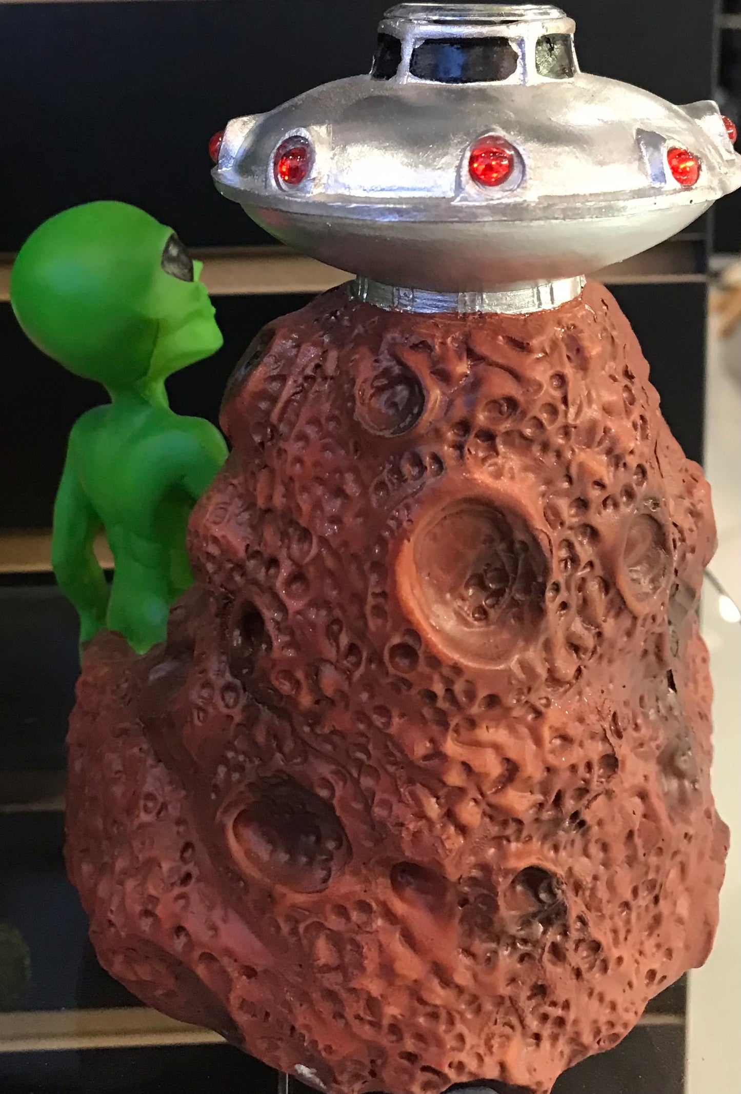 Incense Holder,Spaceship Alien Rock