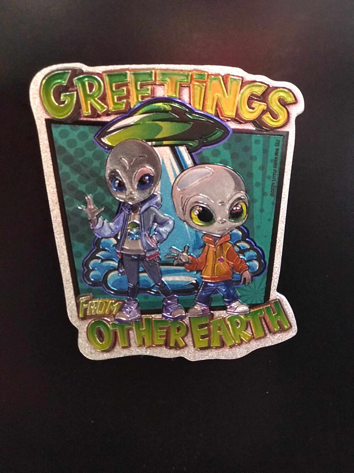 Magnet,Aliens,Greetings From Other Earth