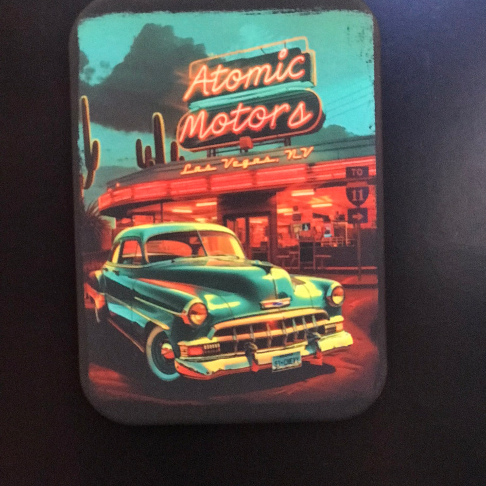 Magnet,Atomic Motors,Vintage Drive Thru