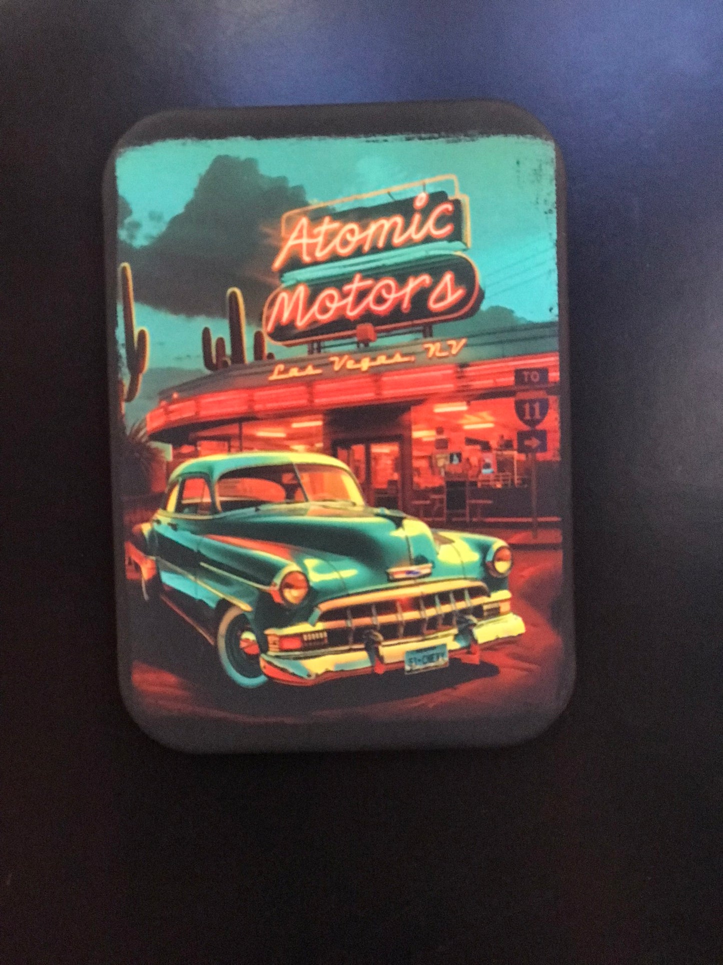 Magnet,Atomic Motors,Vintage Drive Thru