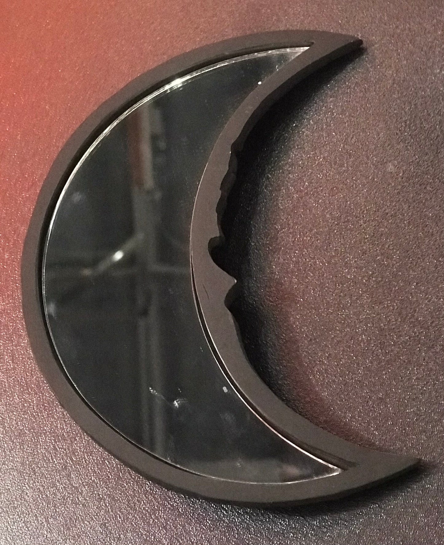 Gifts,Crescent Moon Hand Mirror,Black
