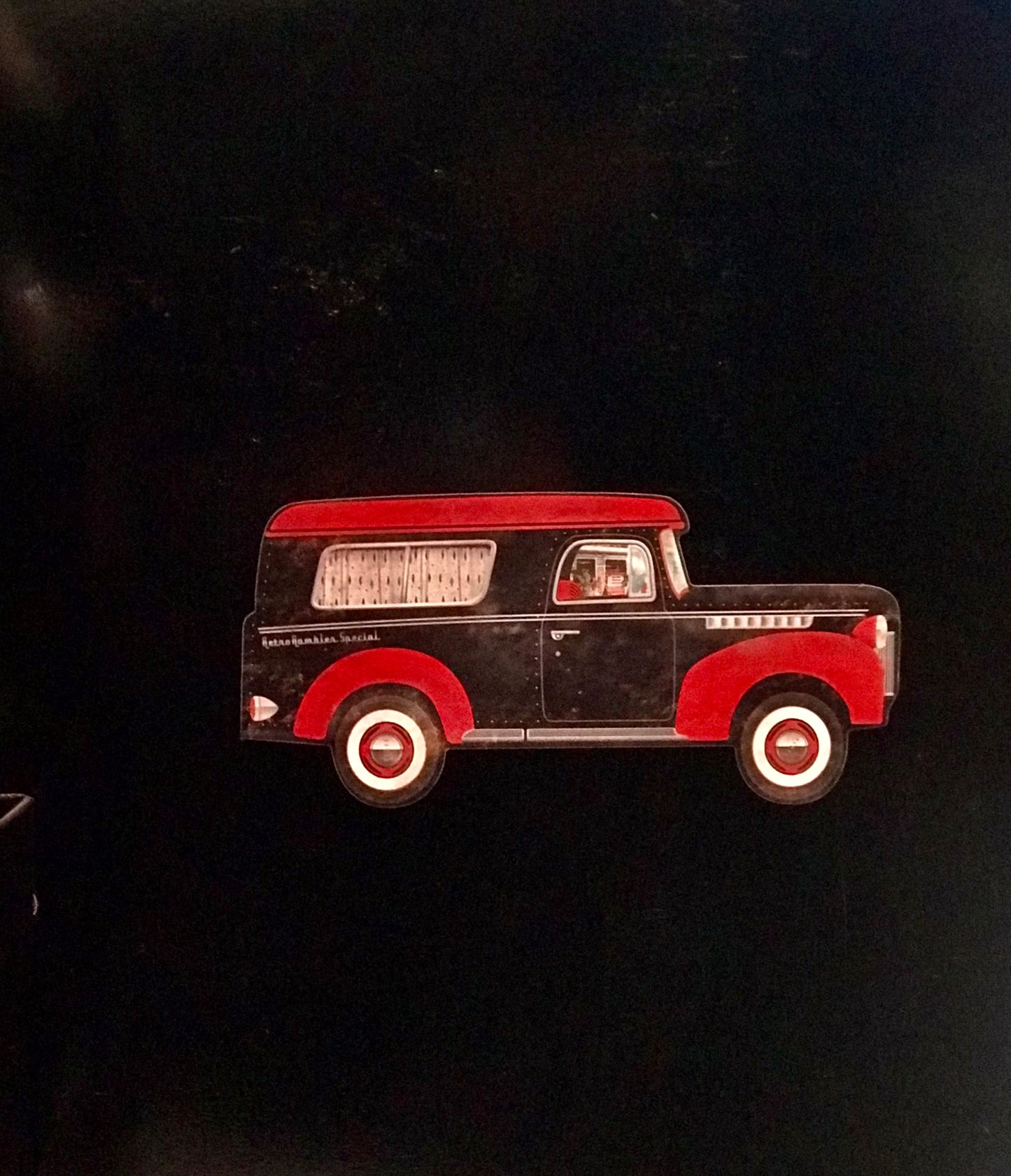 Magnet,Retro Rambler,Red