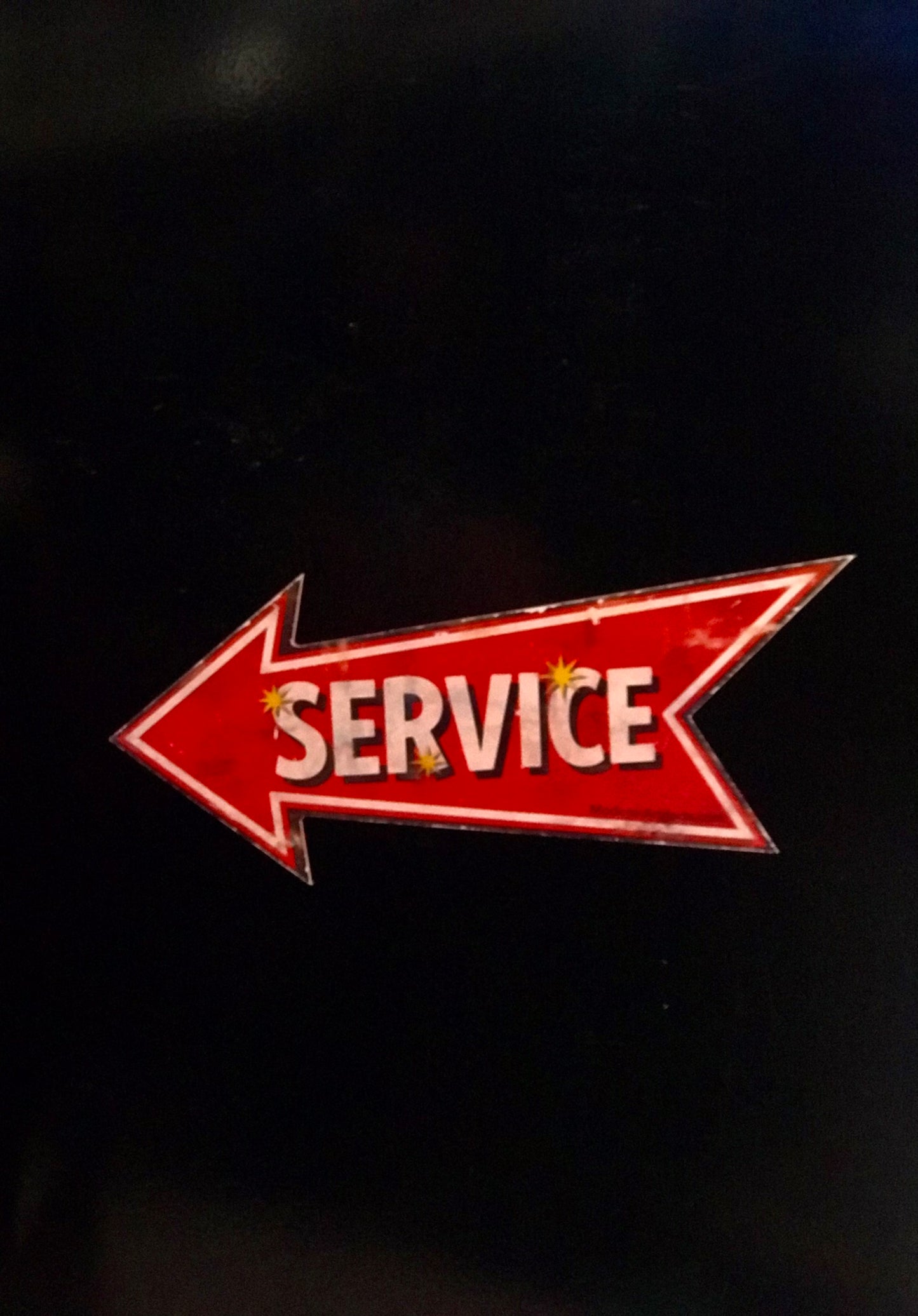 Magnet,Red Arrow Sign