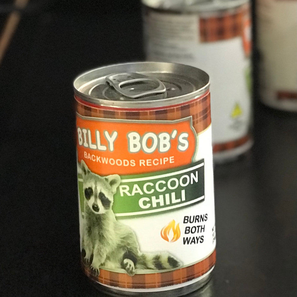 Gifts,Can,Billy Bob's Backwoods Recipe Raccoon Chili
