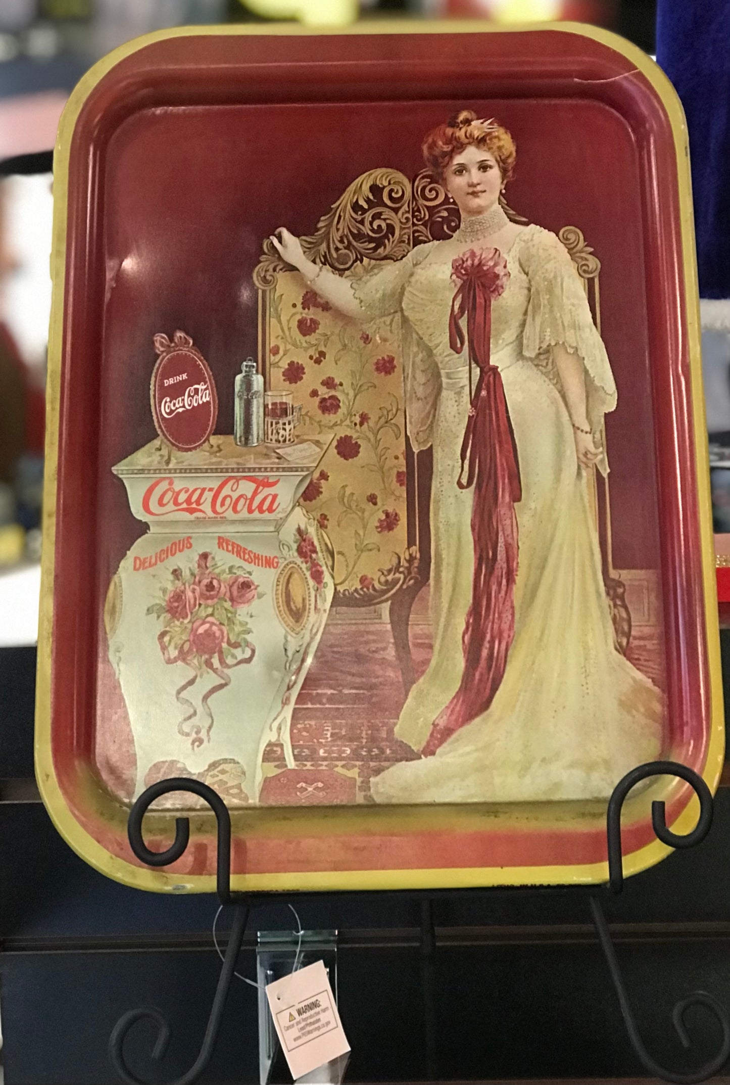 Coca Cola Tray,Red