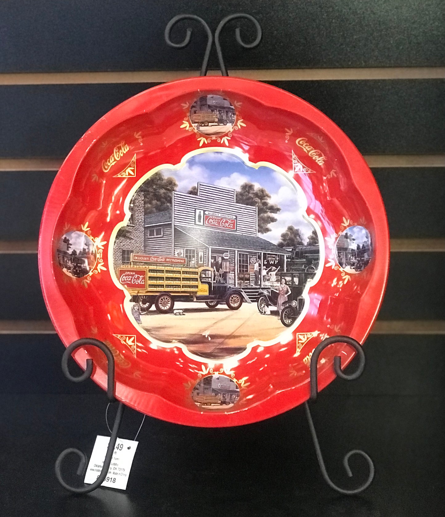 Coca Cola Bowl,Red/Gold