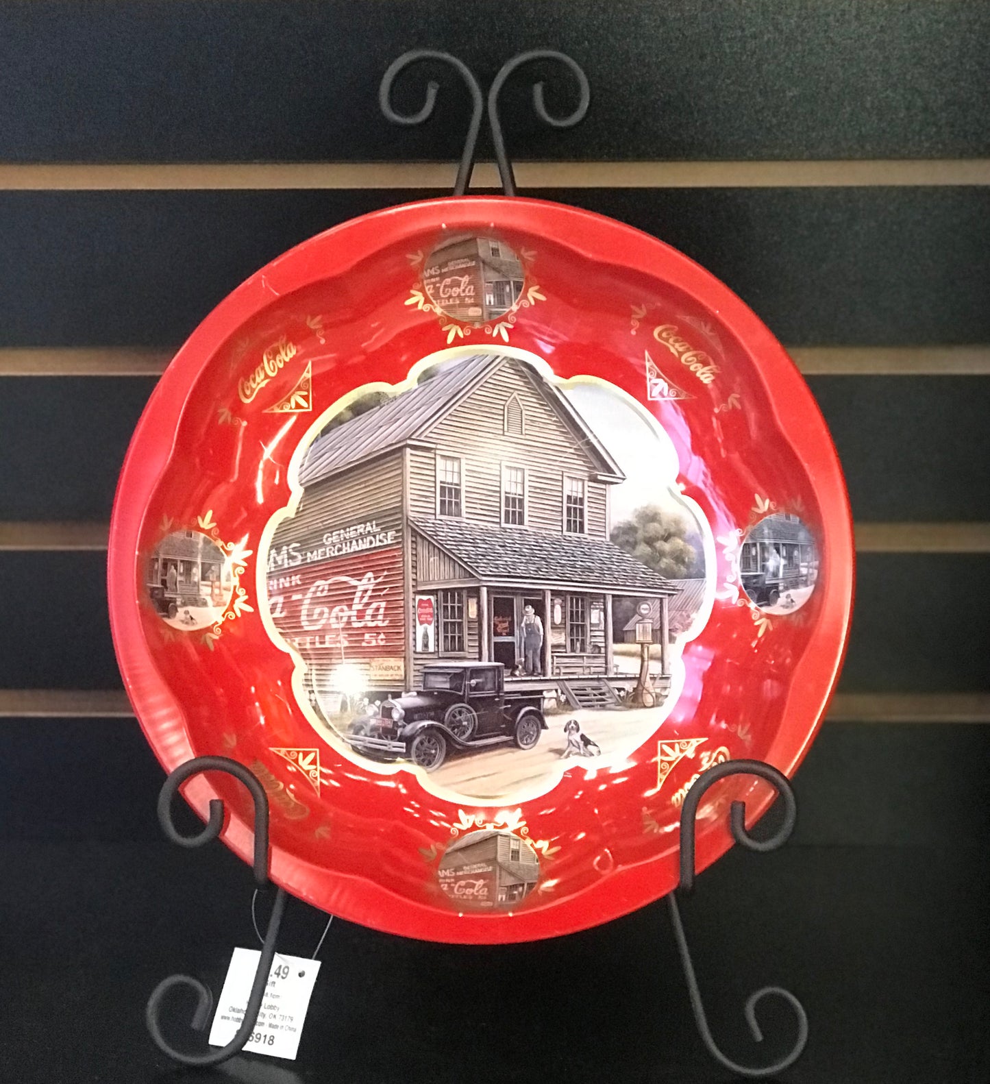 Coca Cola Bowl,Red/Gold
