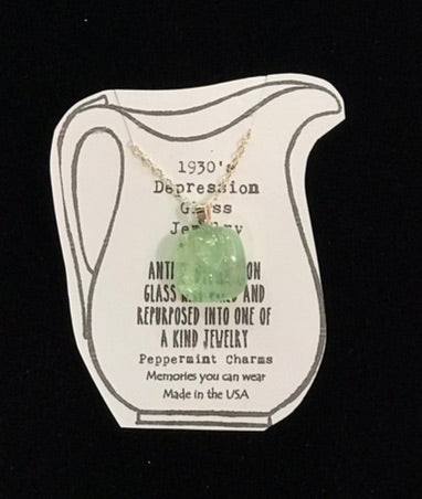 Necklace,1930's Depression Glass
