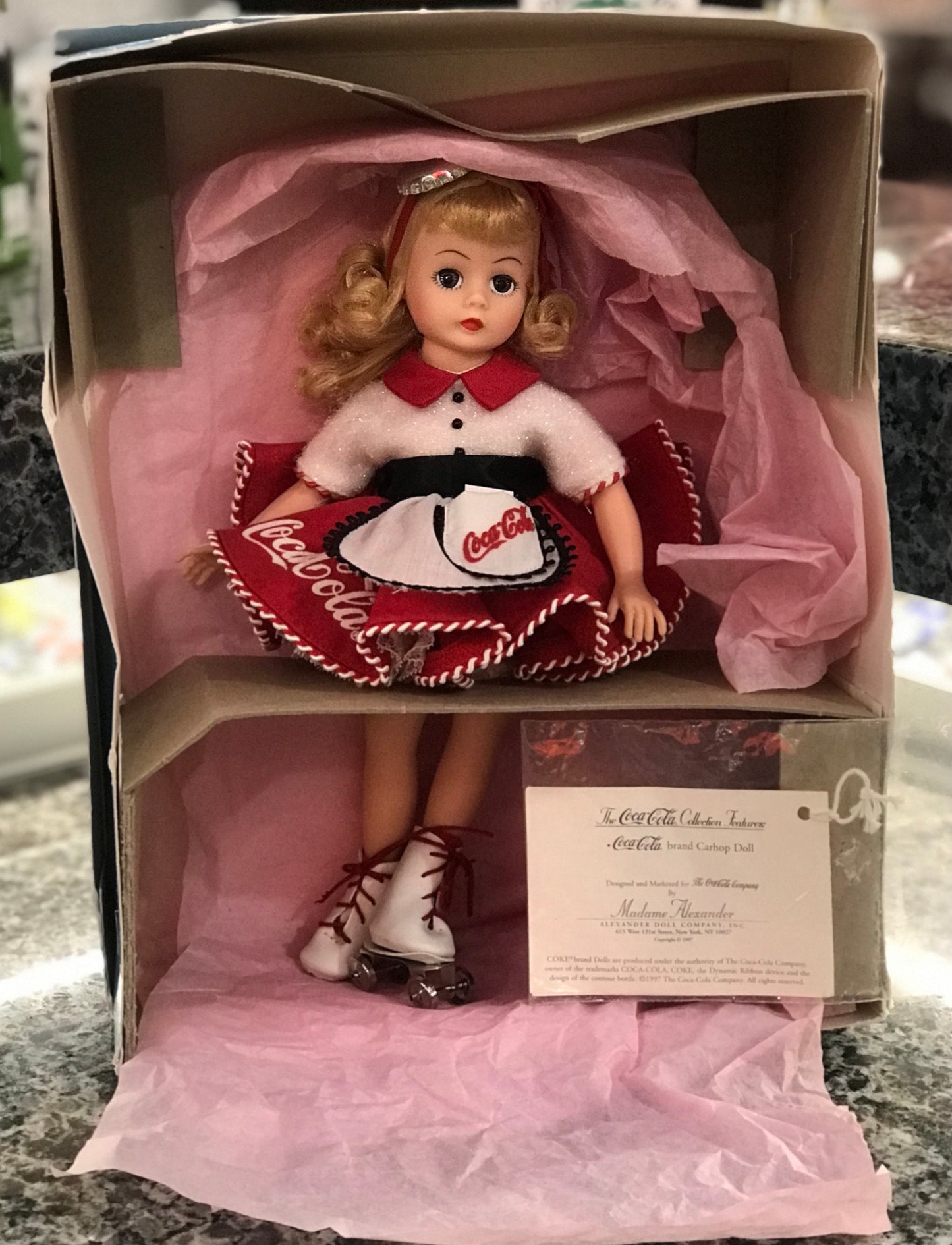 Coca Cola 1997 Mademoiselle Doll