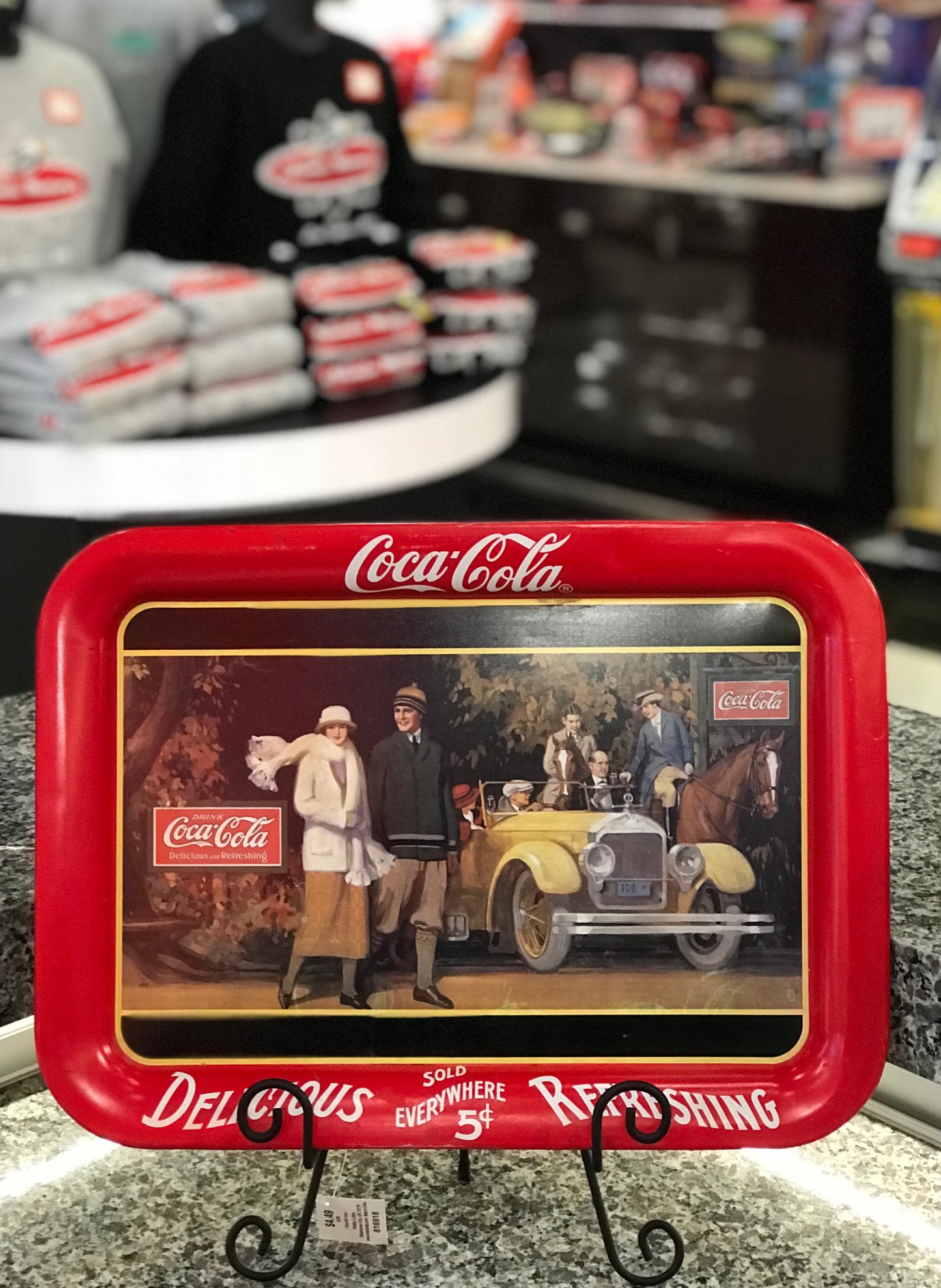Coca Cola Serving Tray,Red