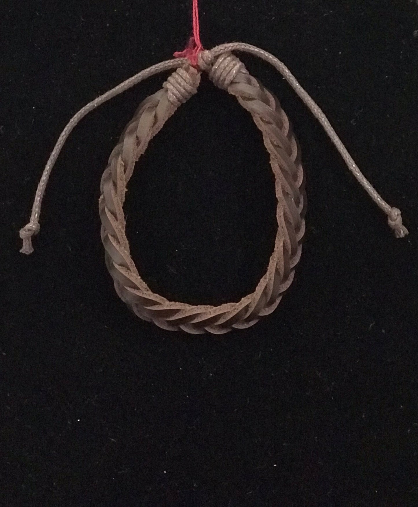 Bracelet,Braided Leather,Brown