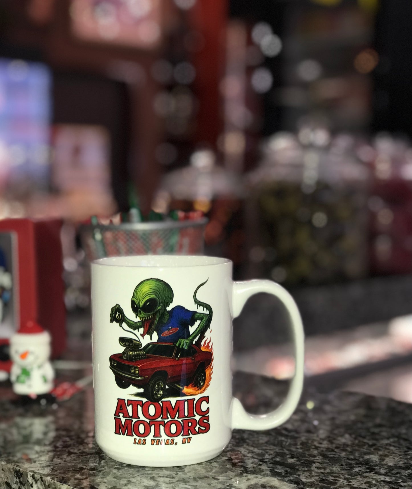 Mug,Psycho Atomic Alien,White