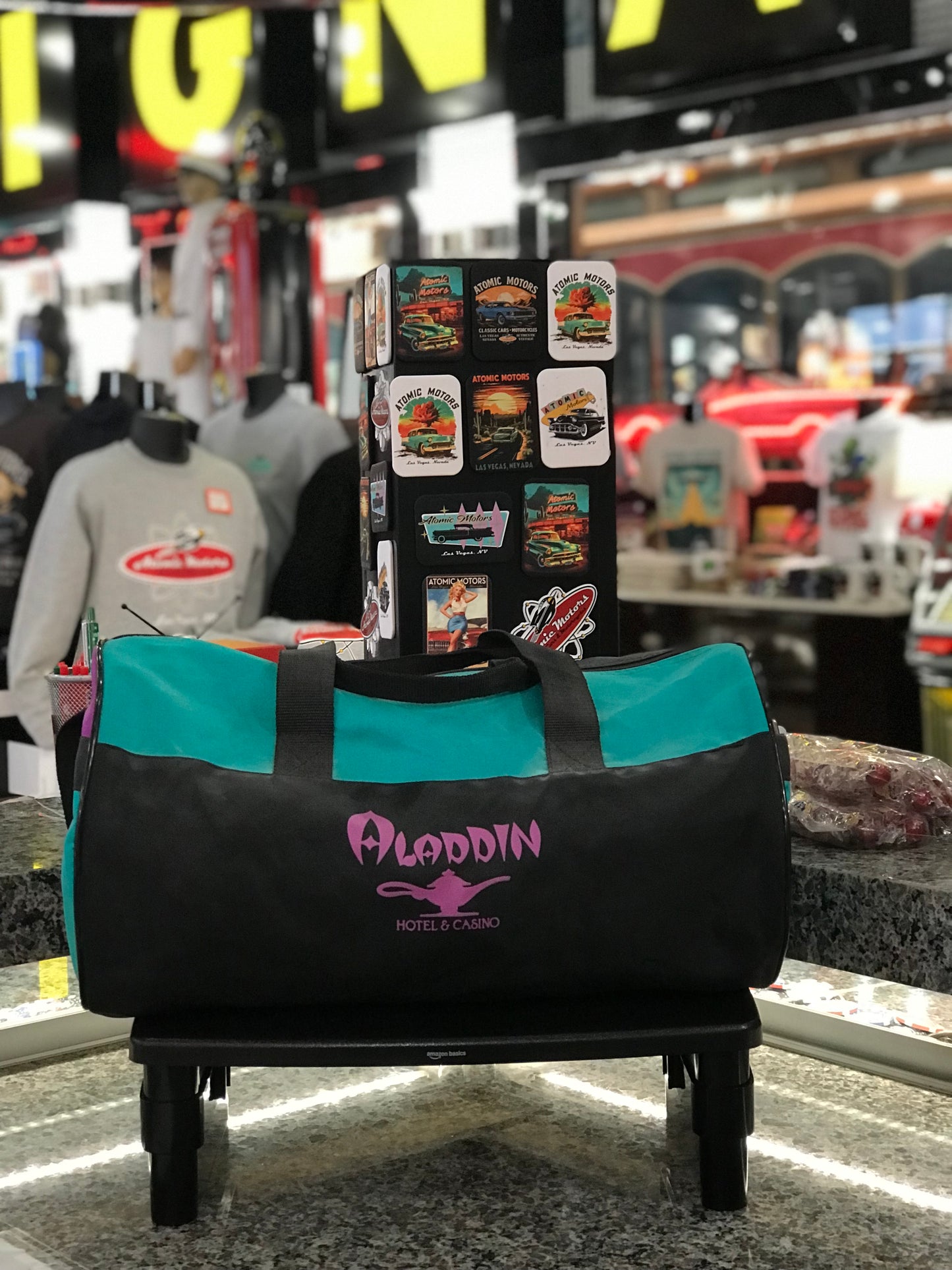 Duffel bag,Aladdin Casino