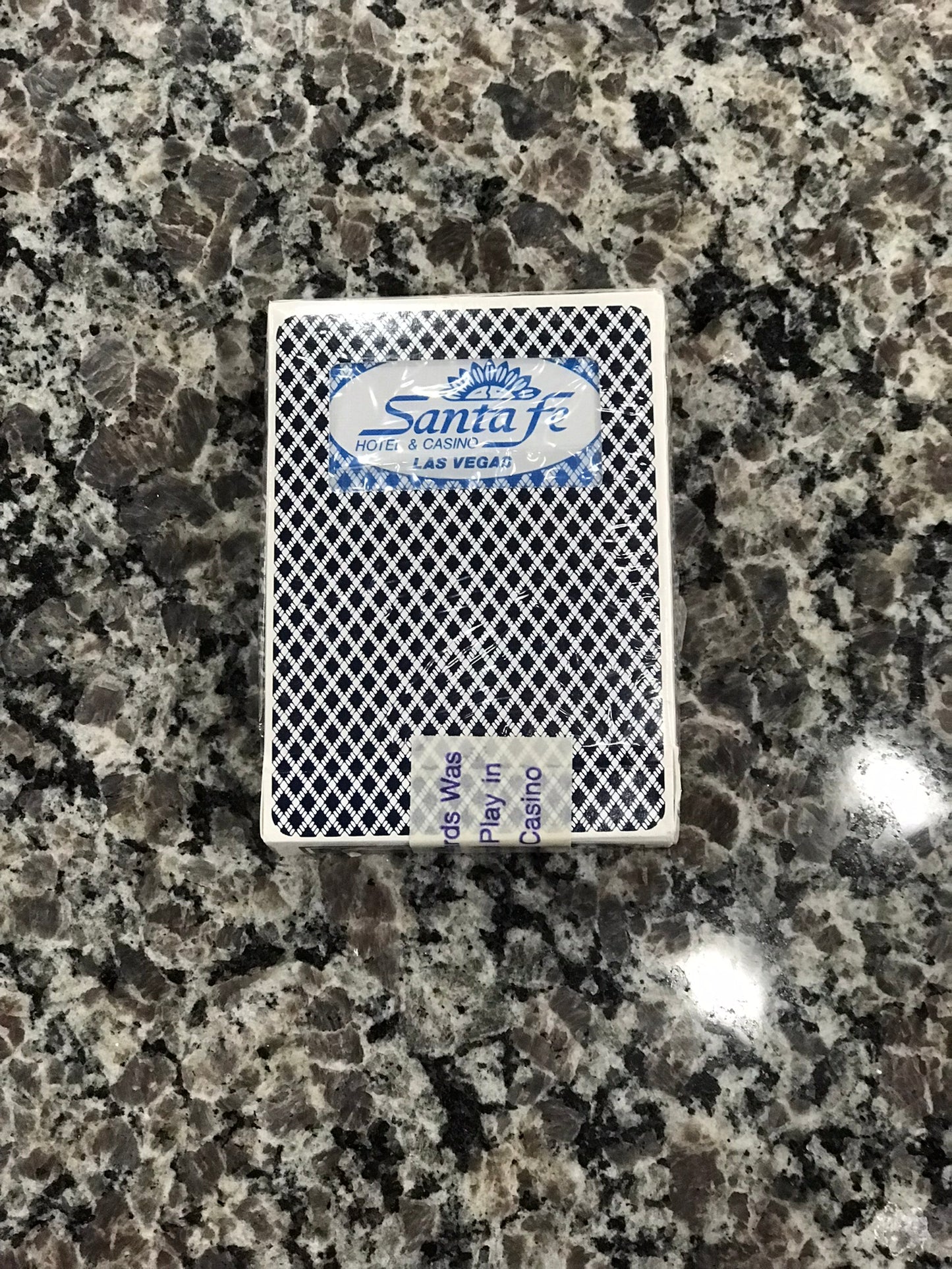 Playing Cards,Santa Fe,Hotel Tournament,Blue