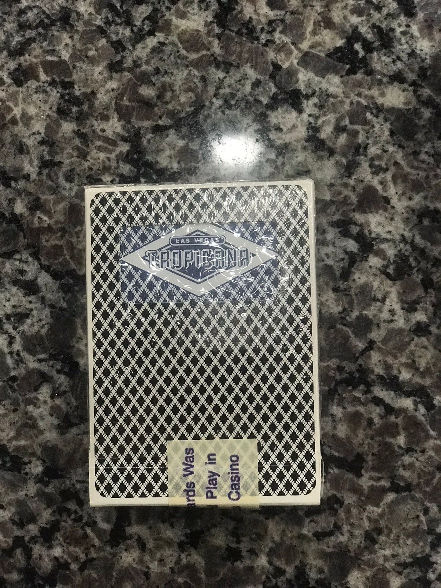 Playing Cards,Tropicana,Hotel Tournament,Black