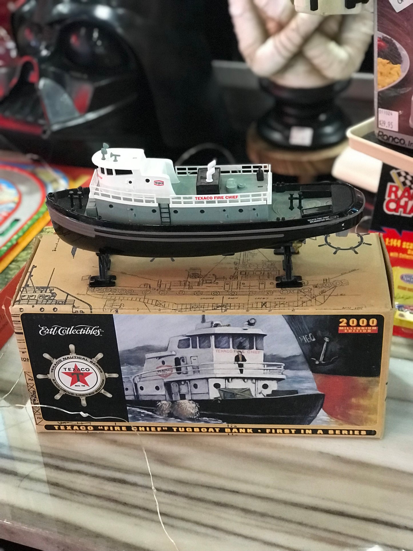 Tugboat,Texaco,Fire Chief Bank