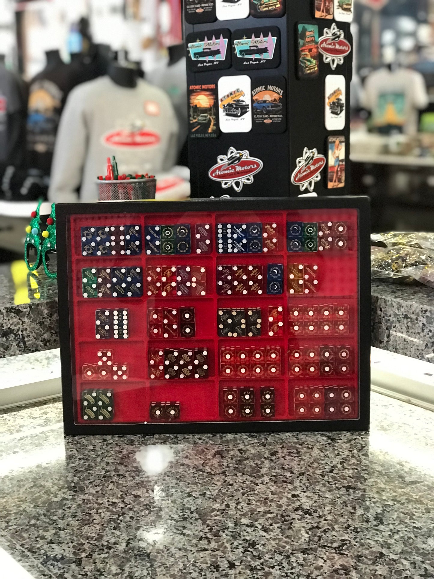 Dice Collection,Framed
