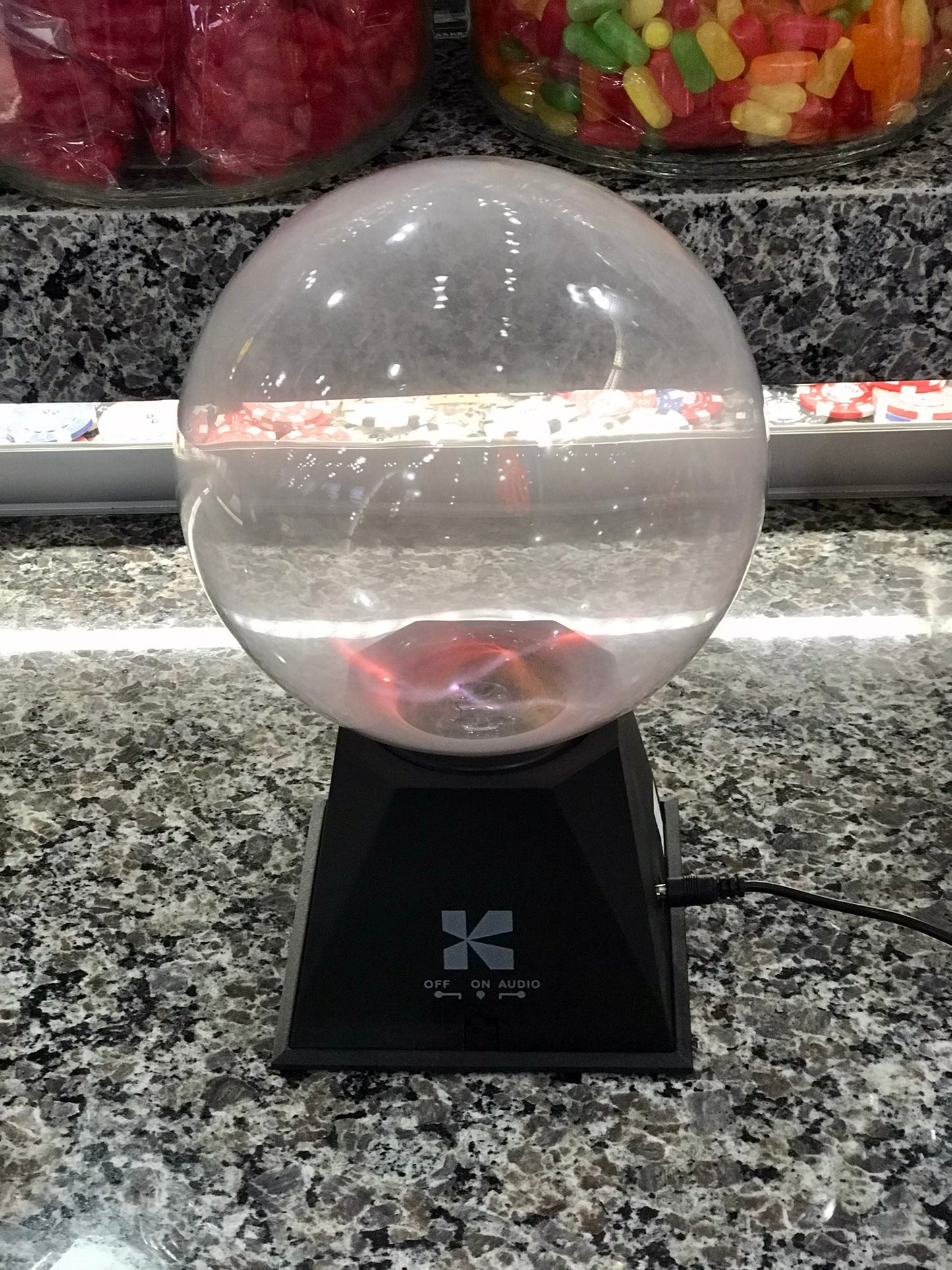 Globe,Plasma,Orange