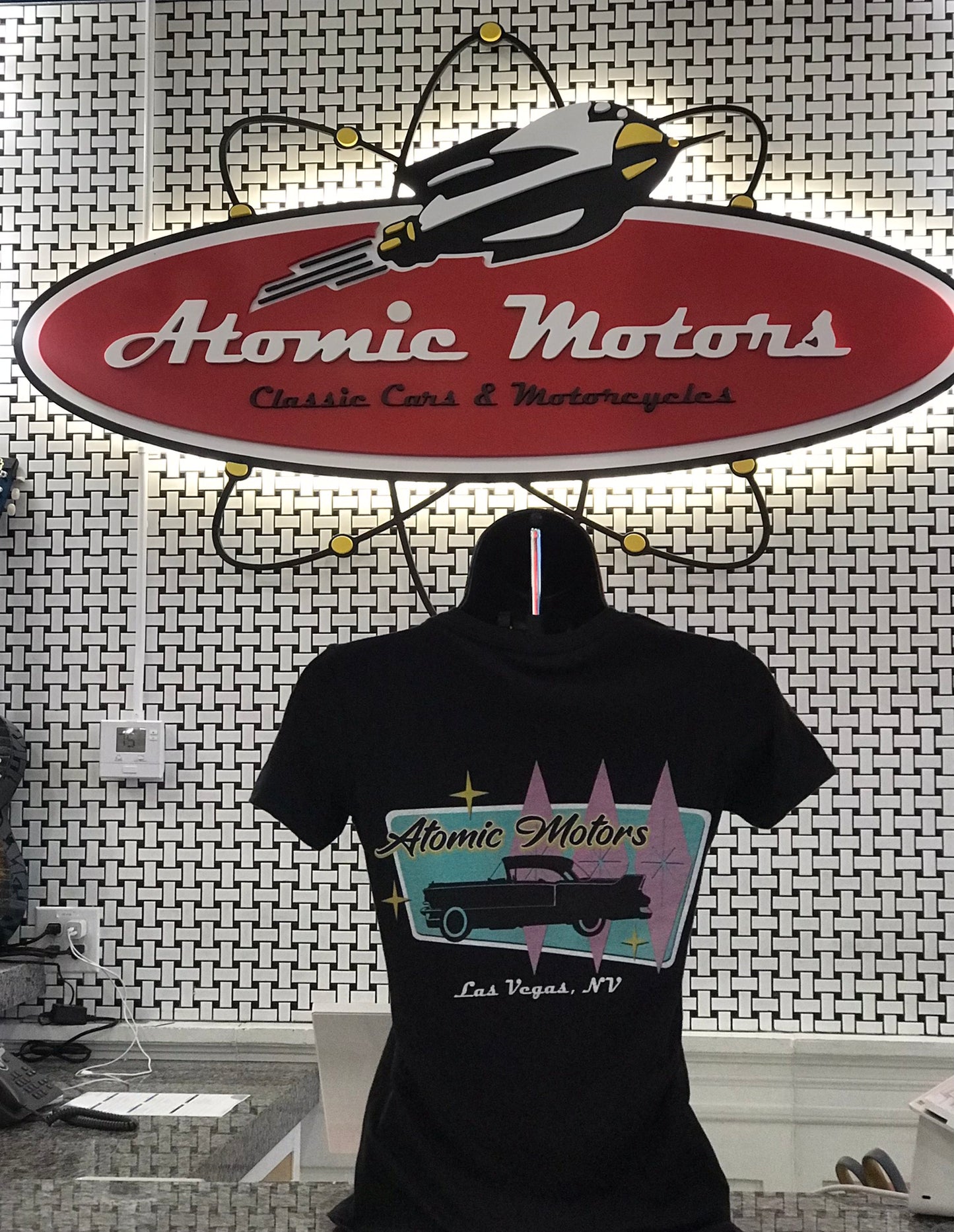 T-Shirt,Ladies,Retro Star,Black
