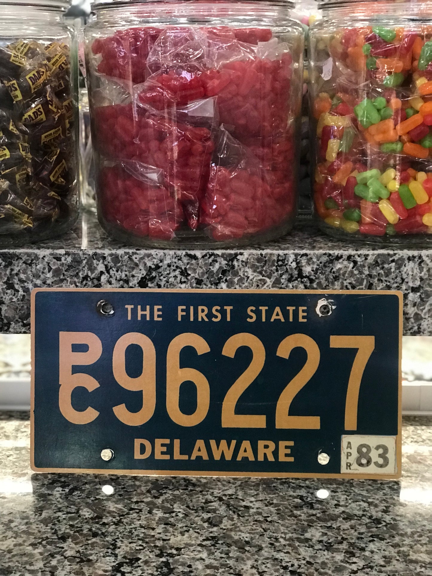 Plate,Delaware,1983