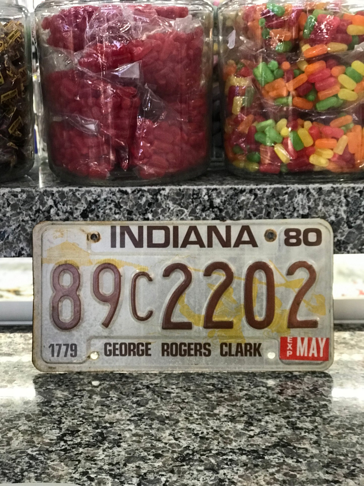 Plate,Indiana,1980