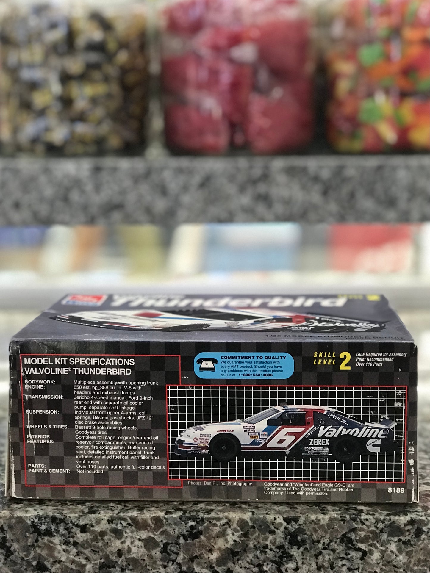 Model Kit,Valvoline,Thunderbird Race Car