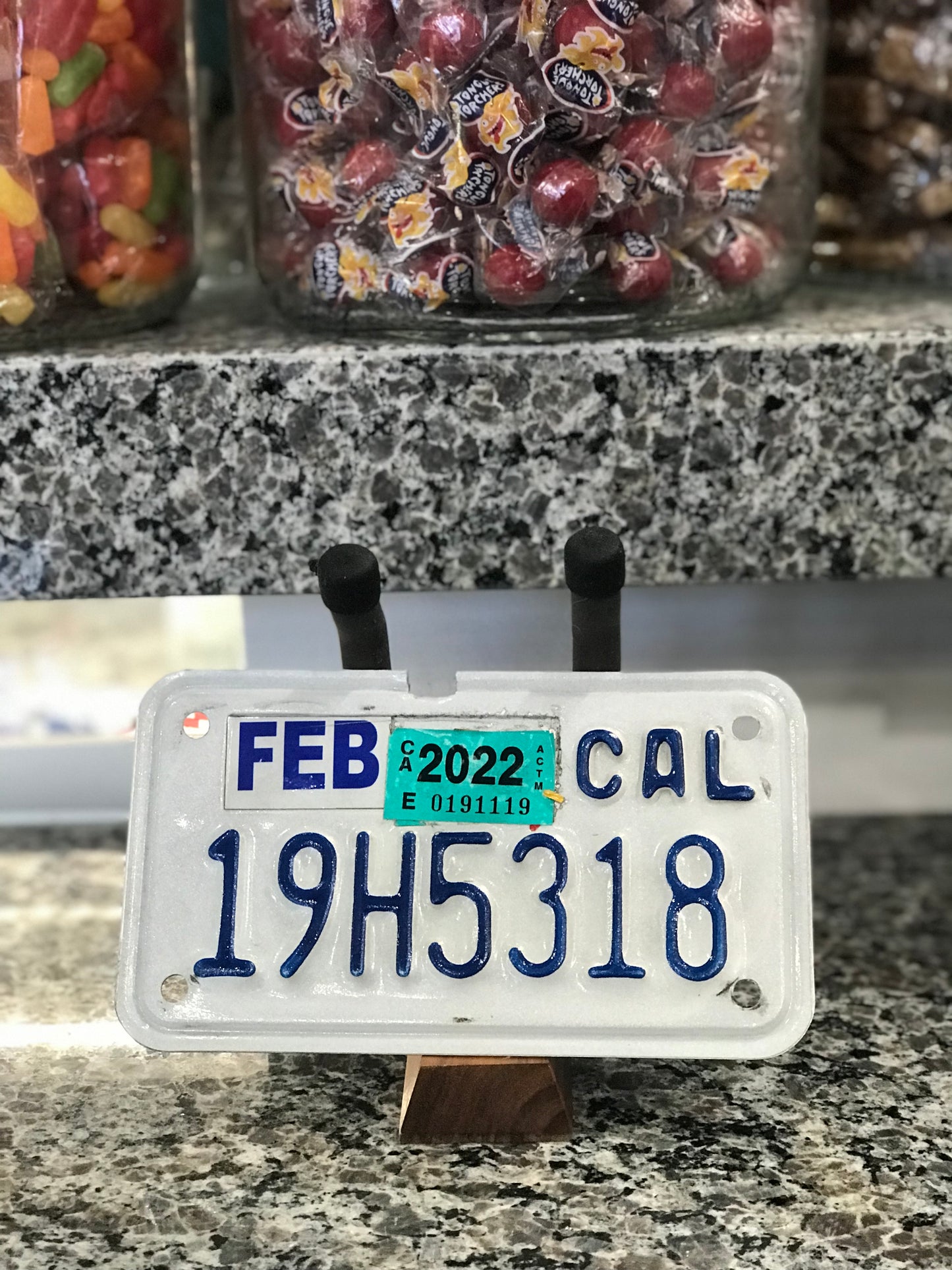 Plate,Motorcycle,California,Feb 2022