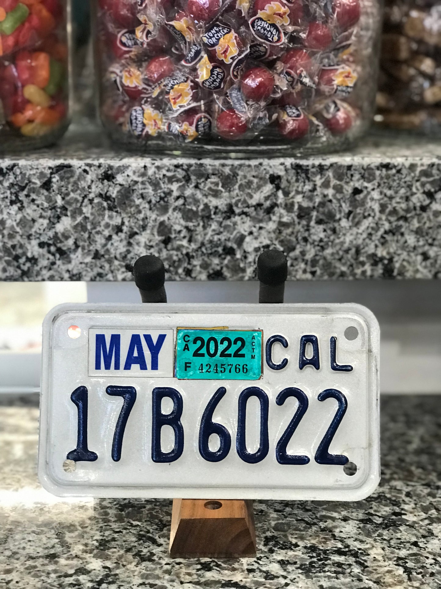Plate,Motorcycle,California,May 2022