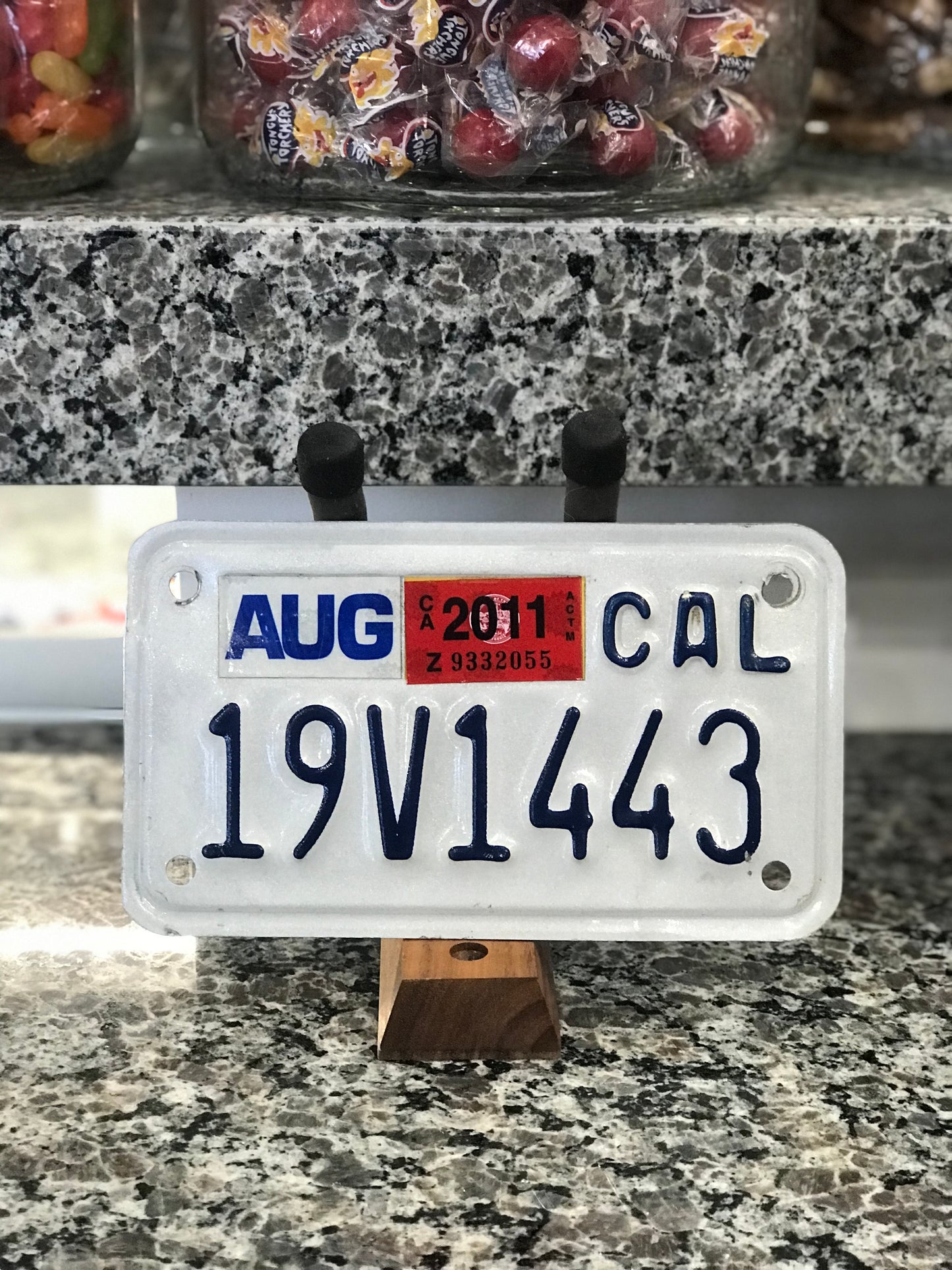 Plate,Motorcycle,California,Aug 2011