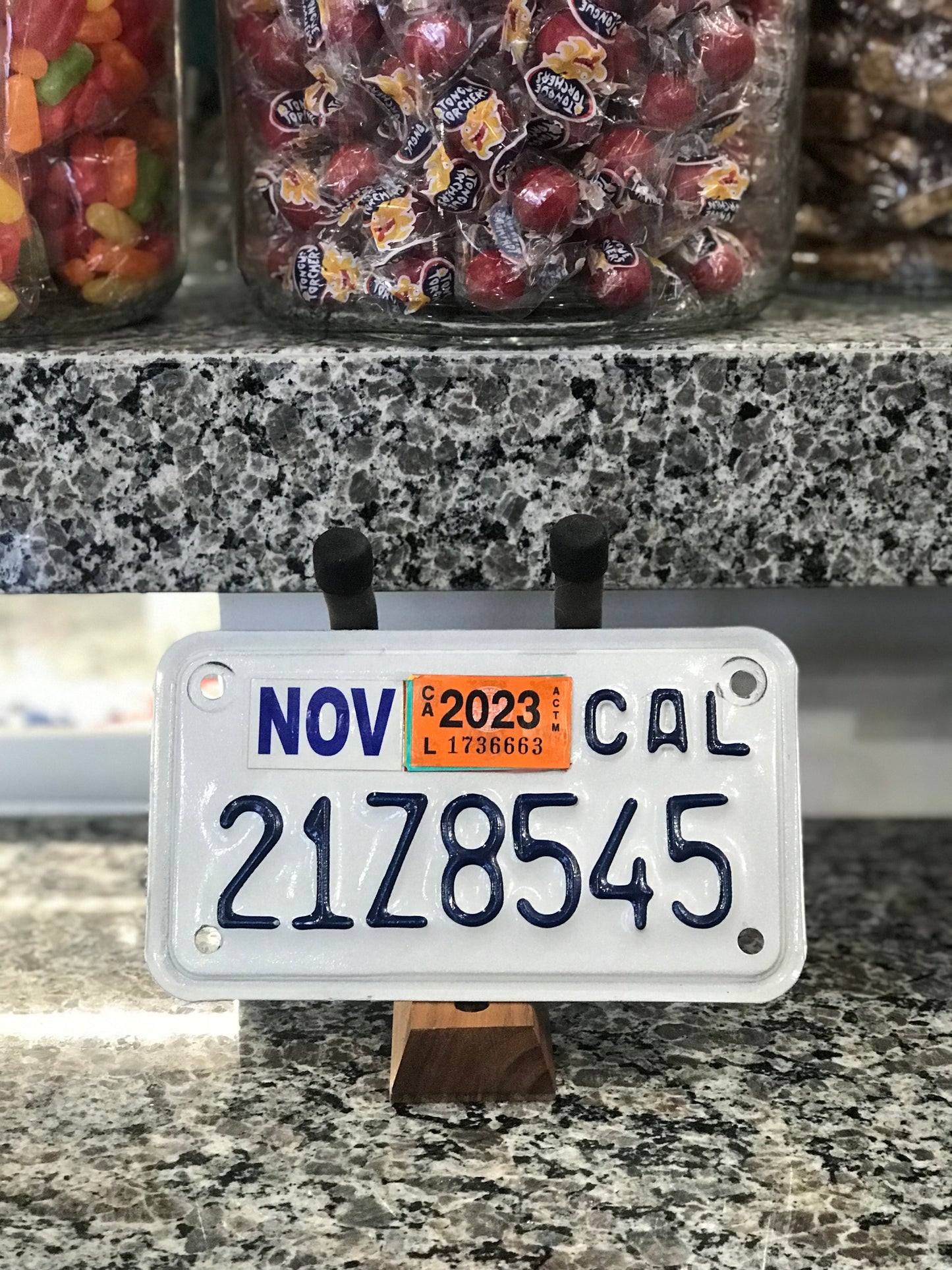 Plate,Motorcycle,California,Nov 2023