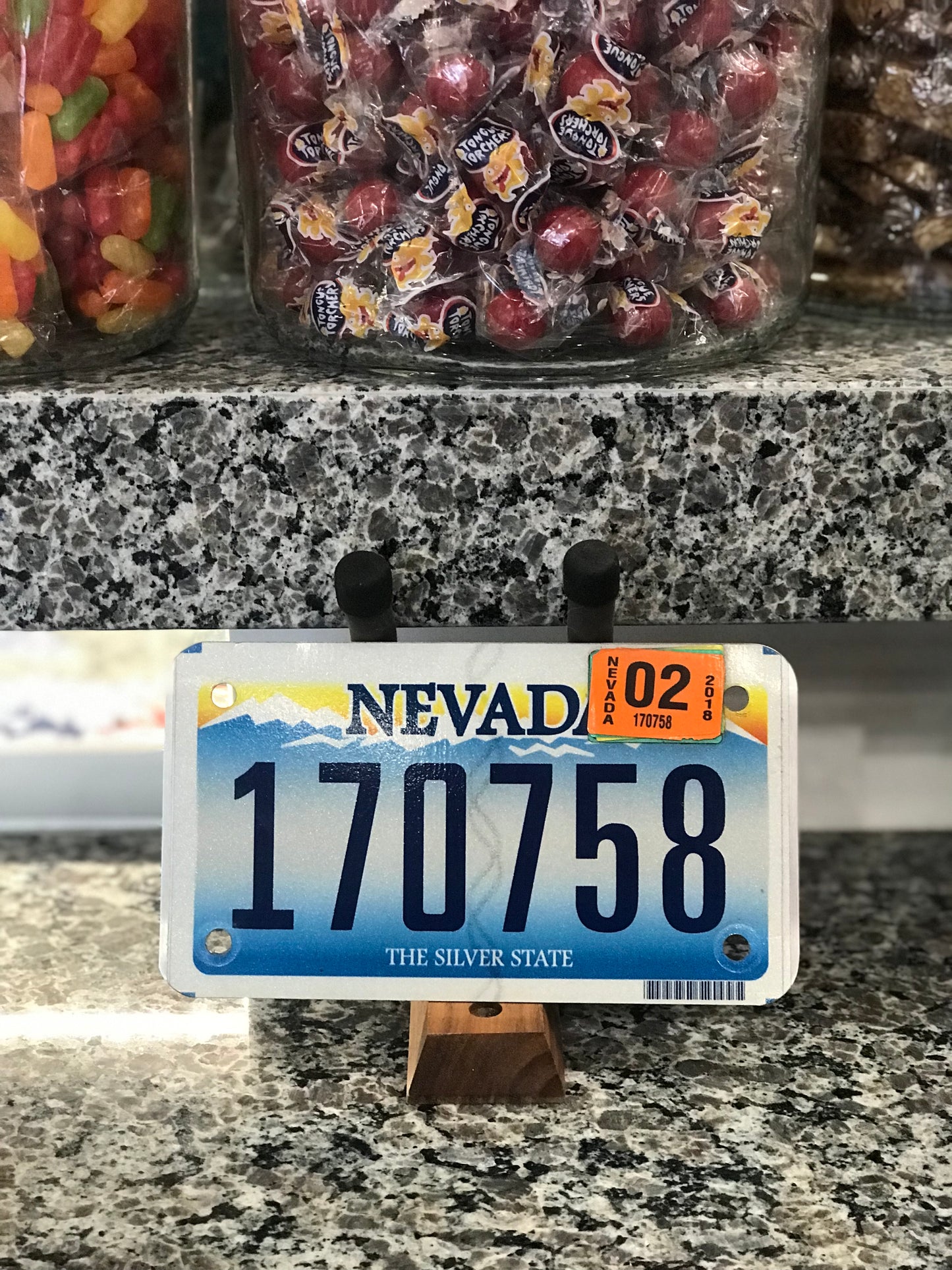 Plate,Motorcycle,Nevada,2018